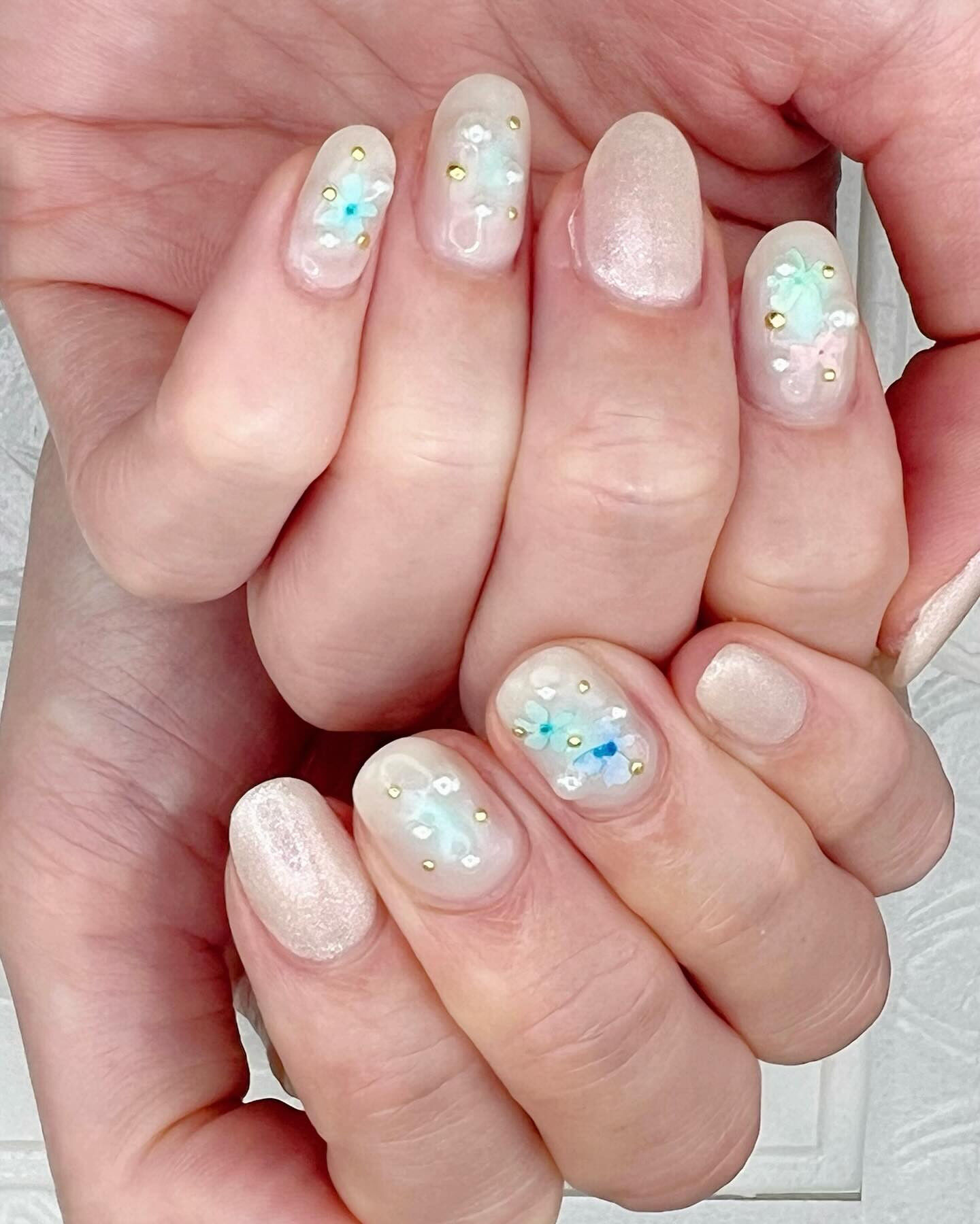 お花ネイル