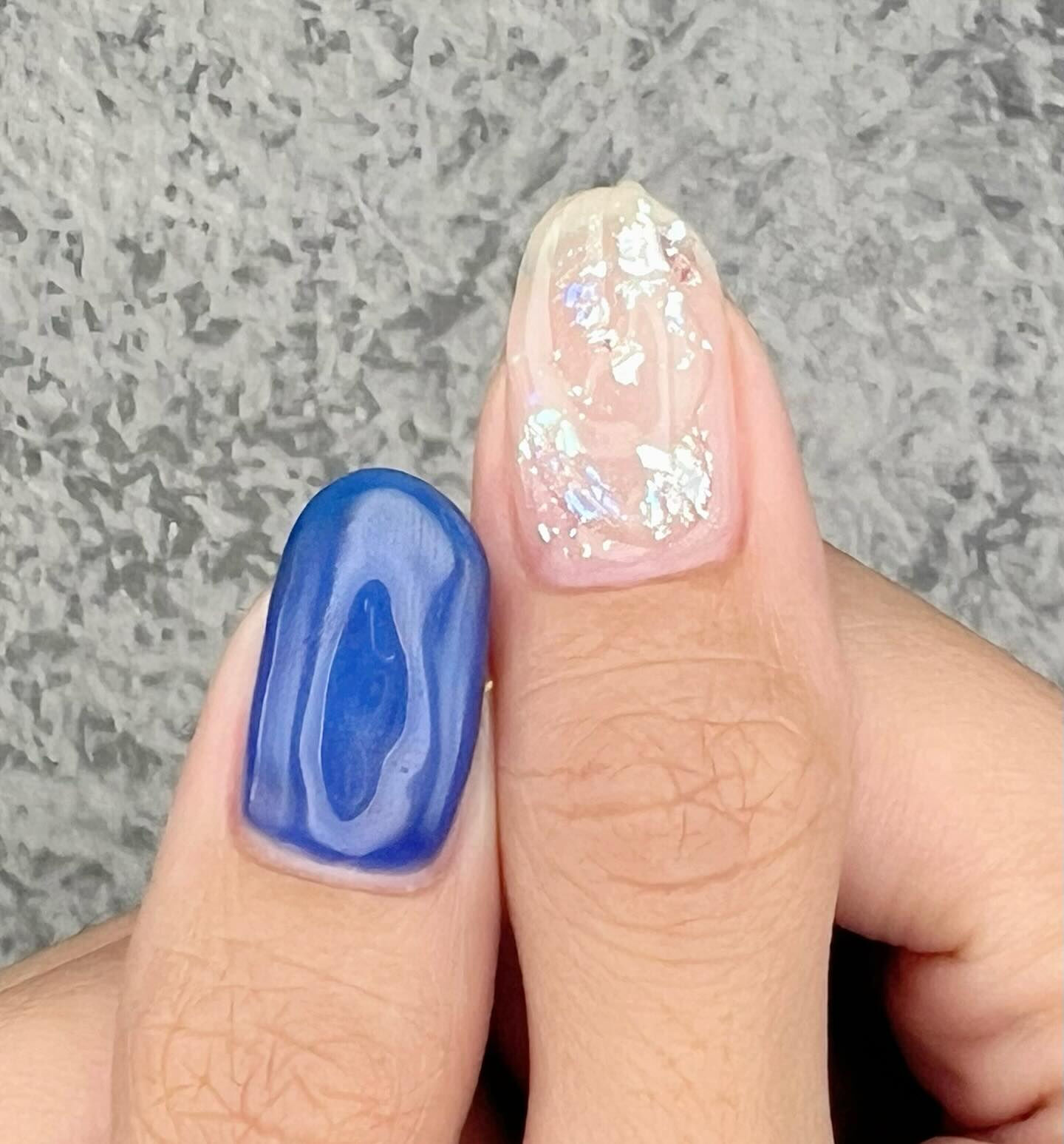 お客様のネイル＆耳つぼジュエリーの紹介です😊💅