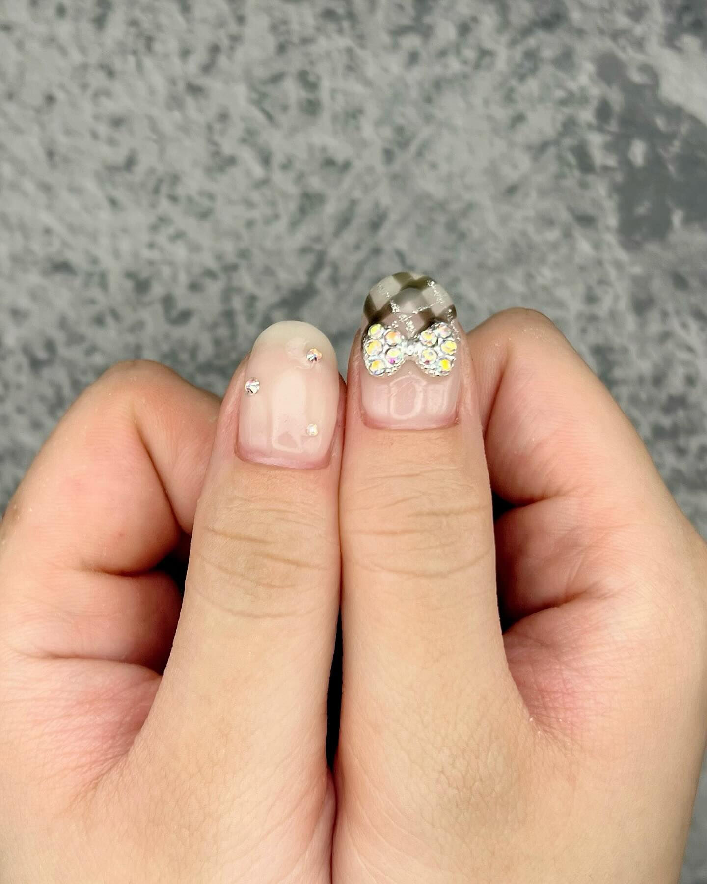 持ち込みデザインをさせていただいたお客様ネイルです💅