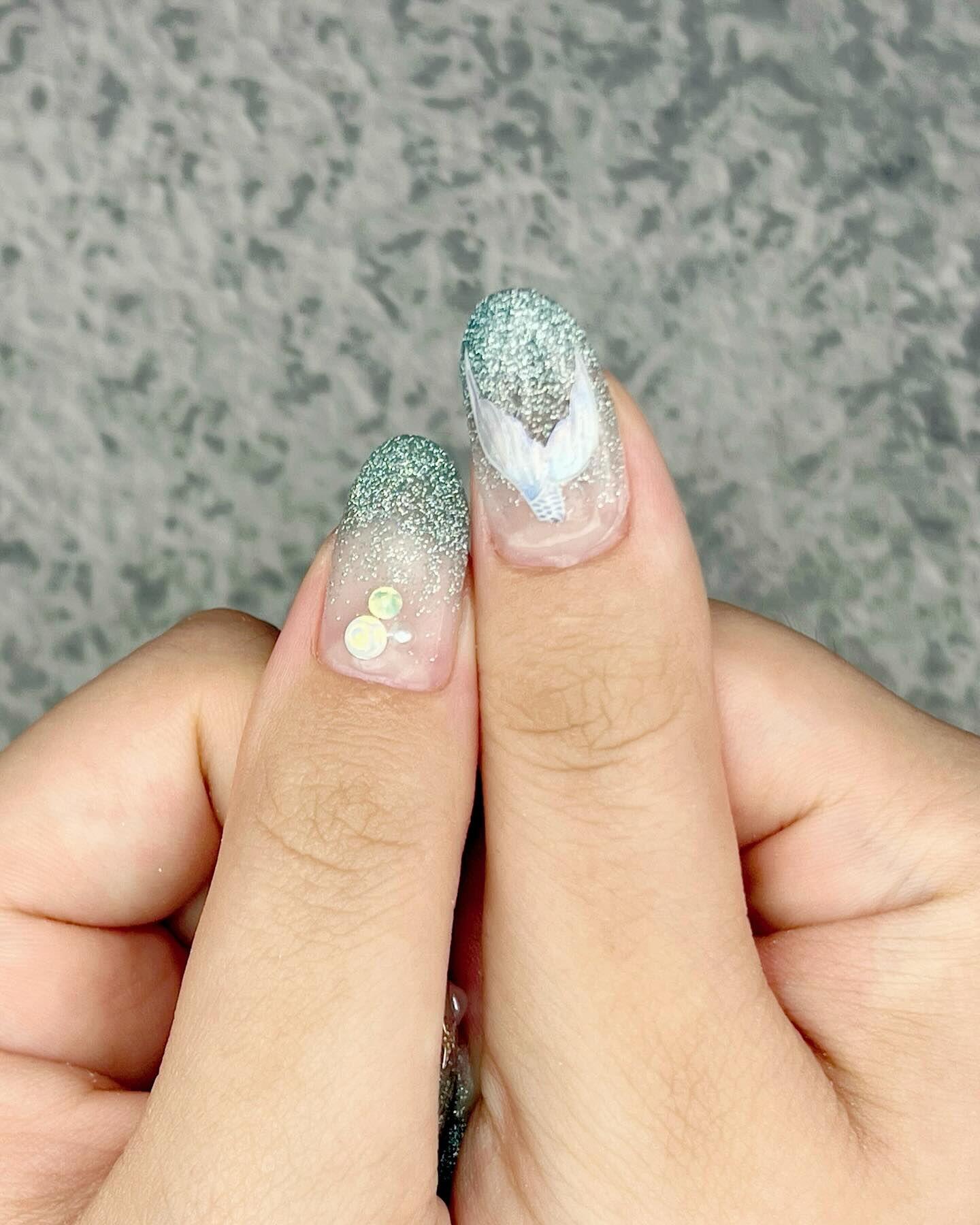 持ち込みデザインをお客様にさせていただきました💅