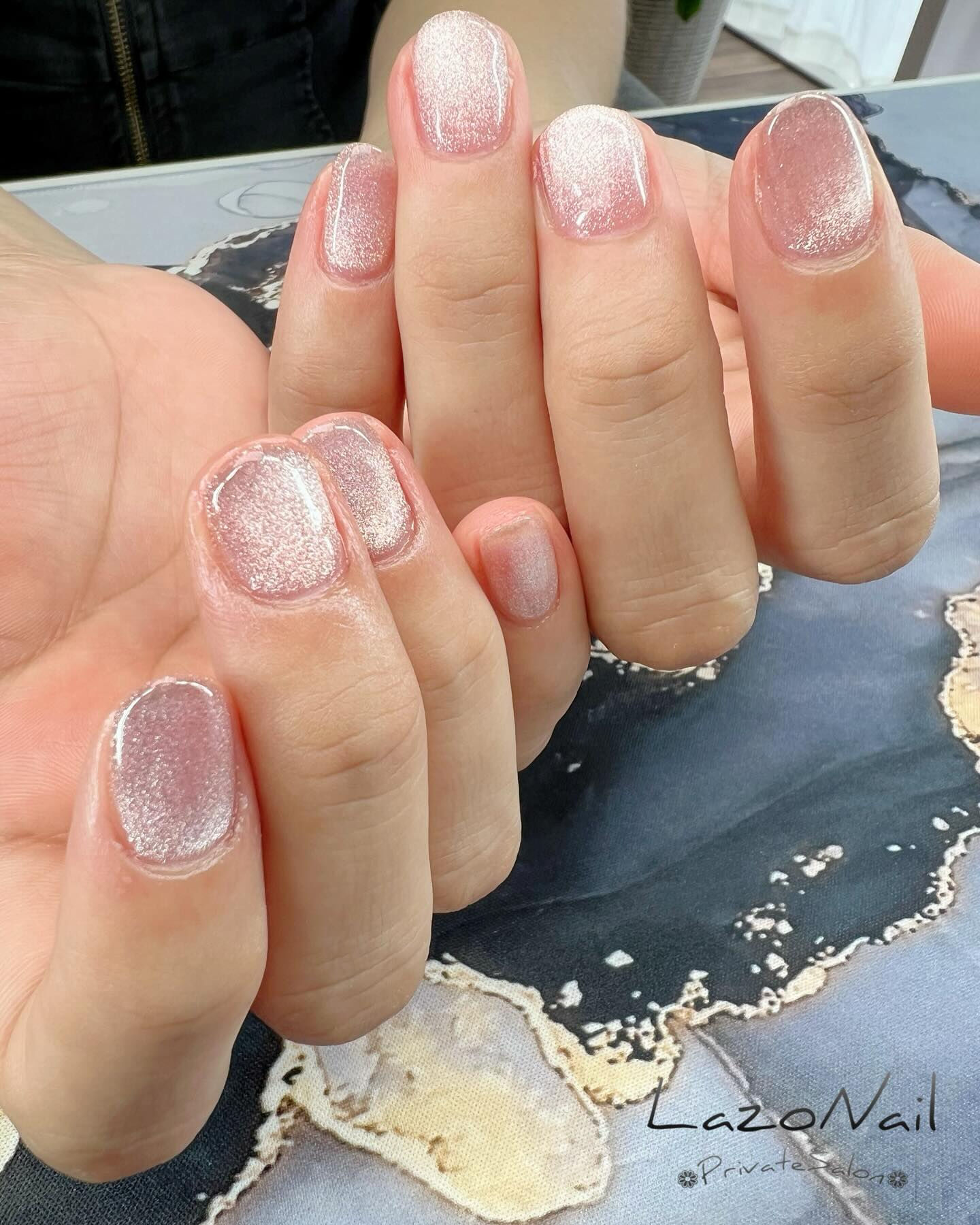 シンプルマグネイルをさせていただきました💅