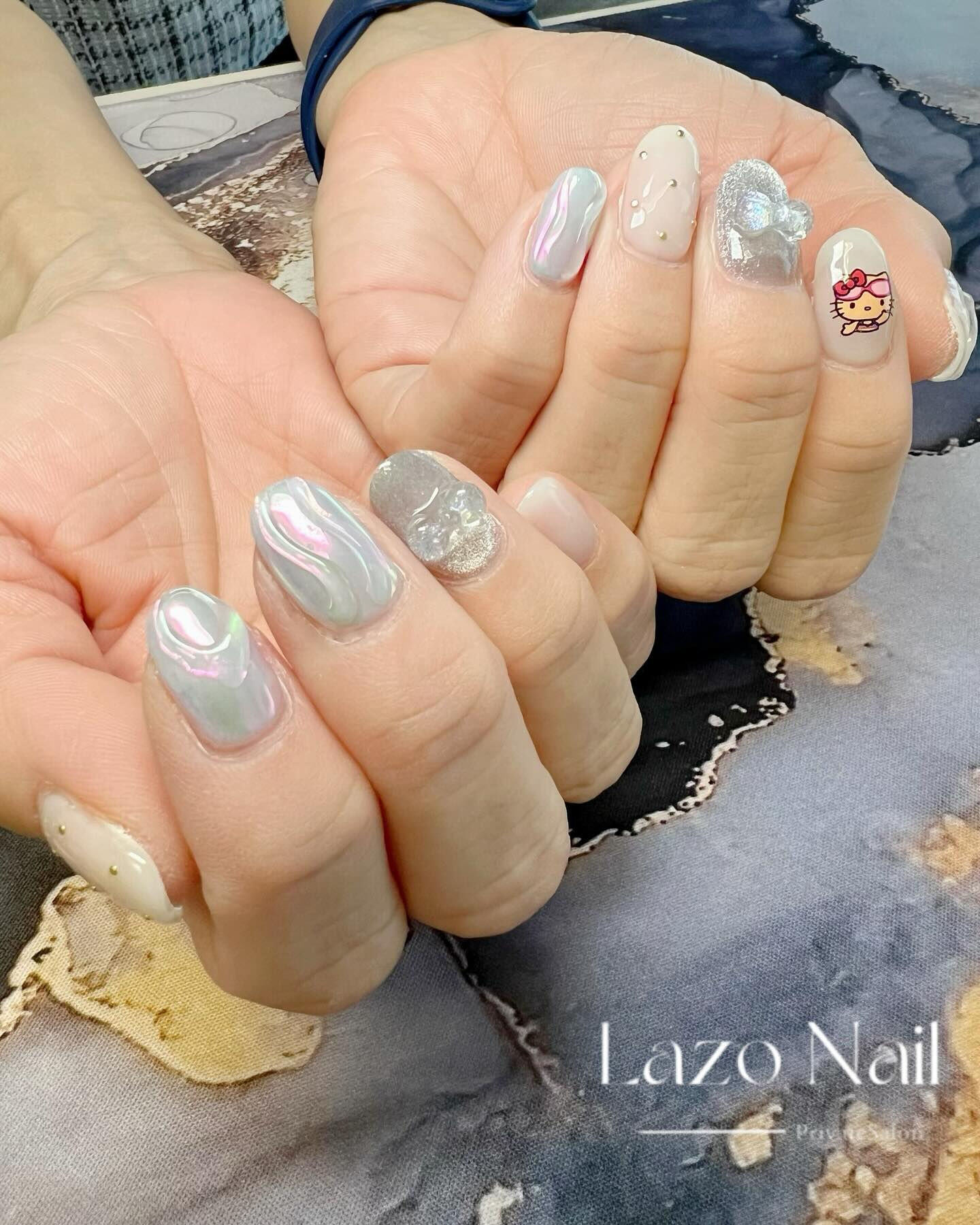 お客様に持ち込みデザインさせていただきました💅