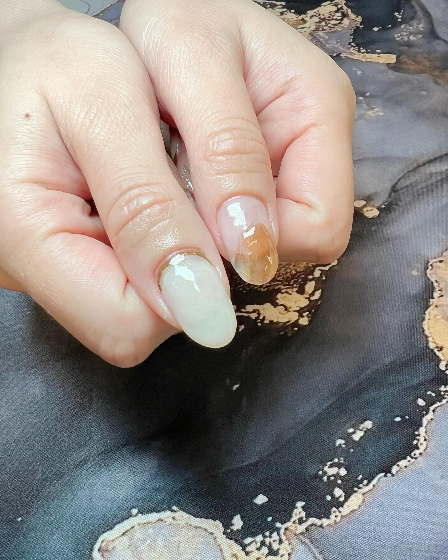ニュアンスネイルをさせていただきました💅