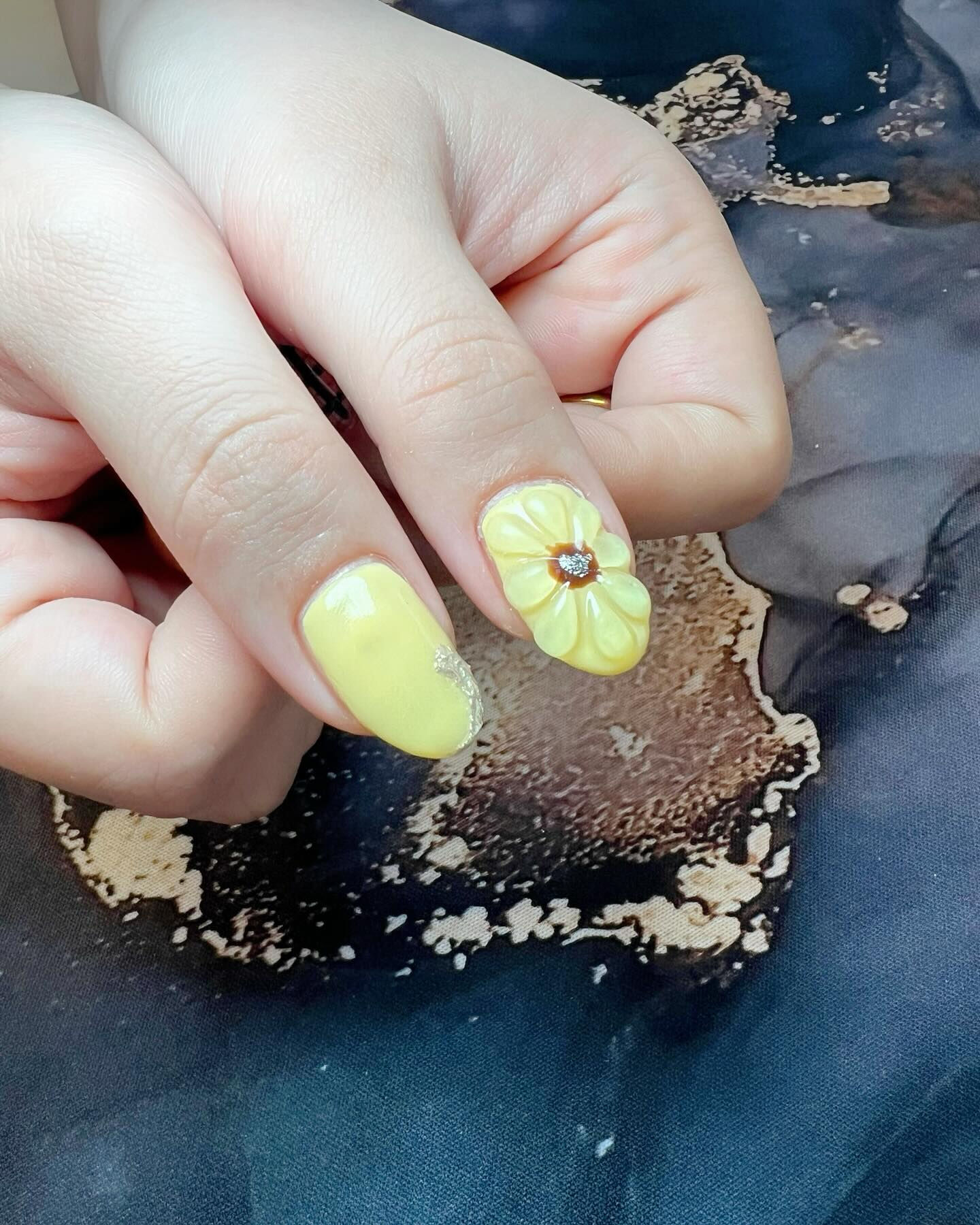 持ち込みデザインネイルさせていただきました💅
