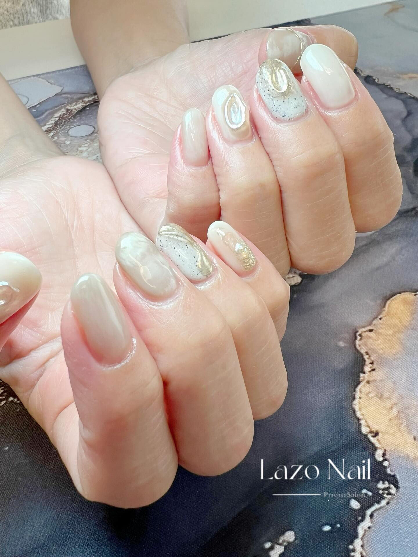 持ち込みデザインネイルさせていただきました💅
