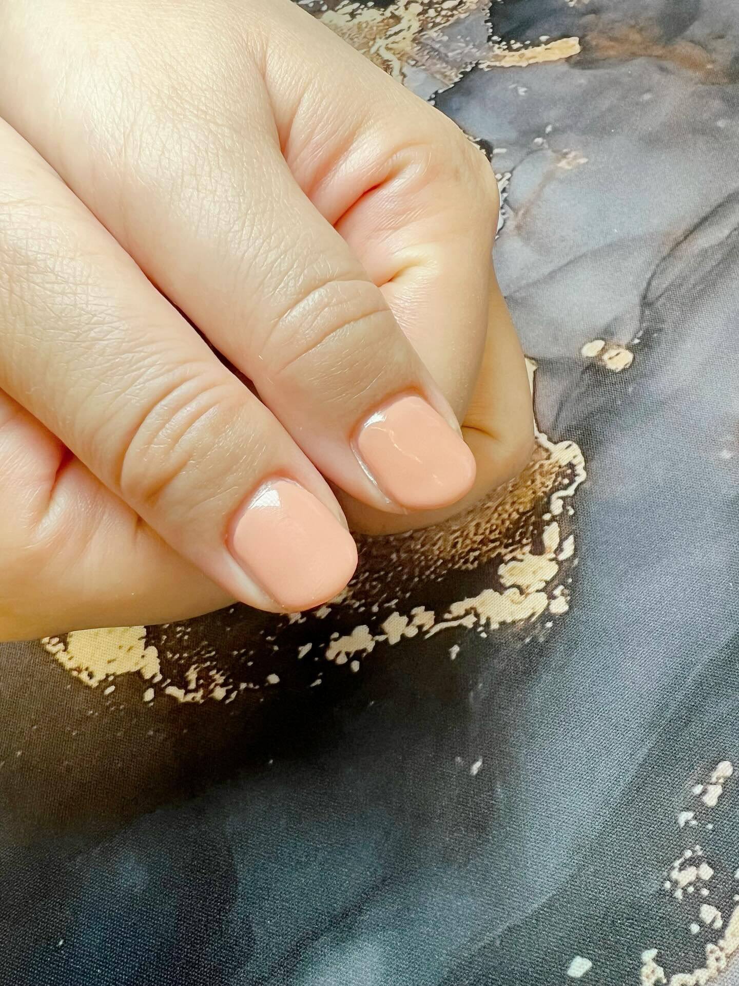 ワンカラーショートネイルさせていただきました💅