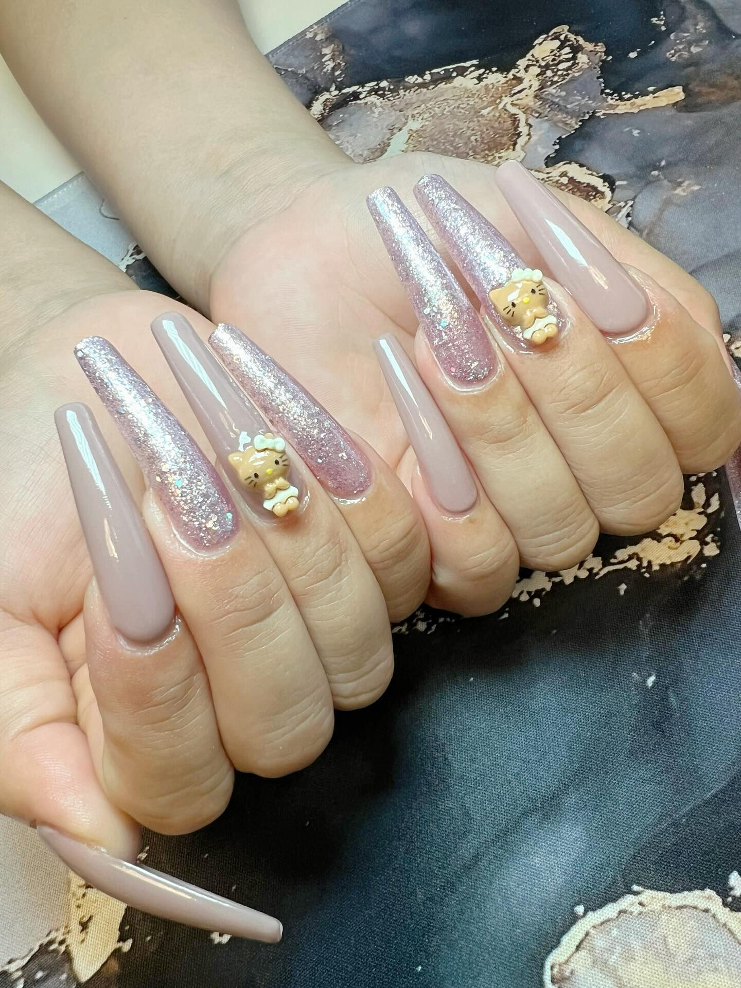 スーパーロングネイルさせていただきました💅