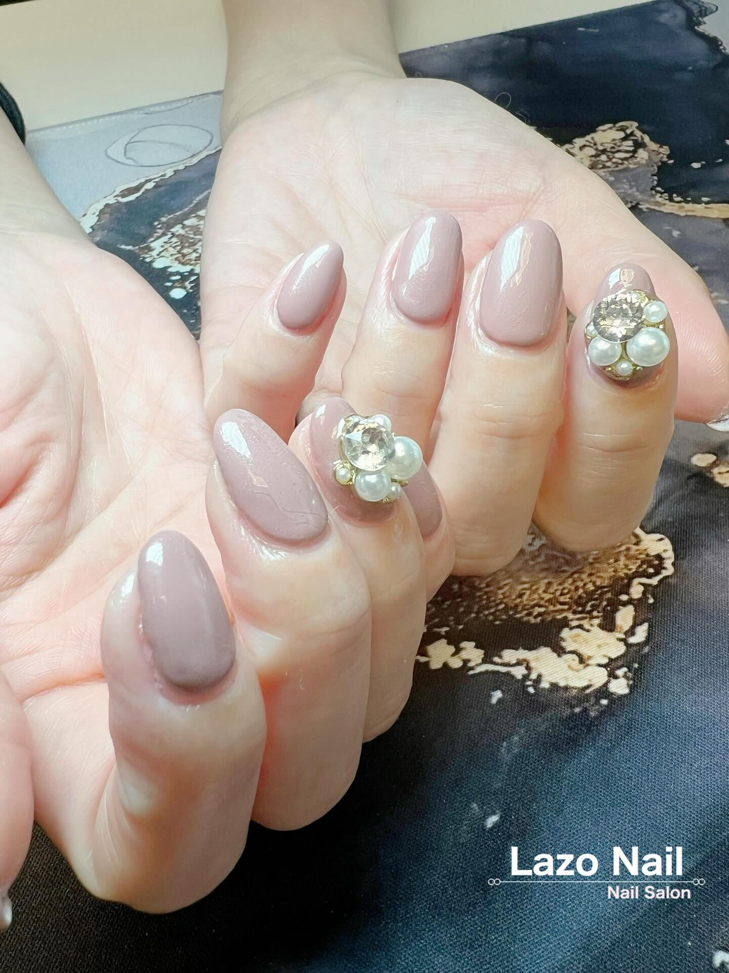 ワンカラー大人ネイルさせていただきました💅