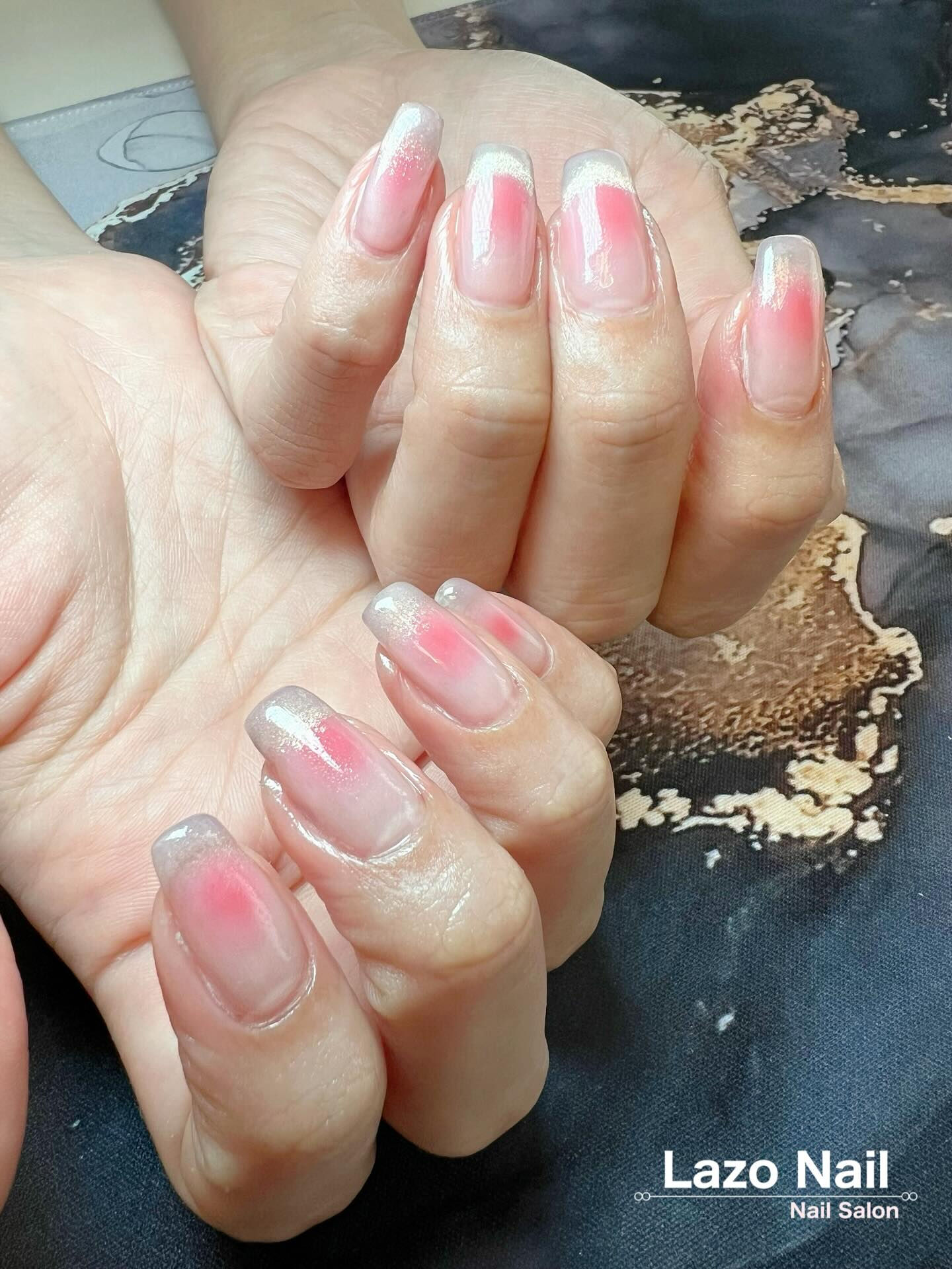 チークネイル＋フレンチマグさせていただきました💅