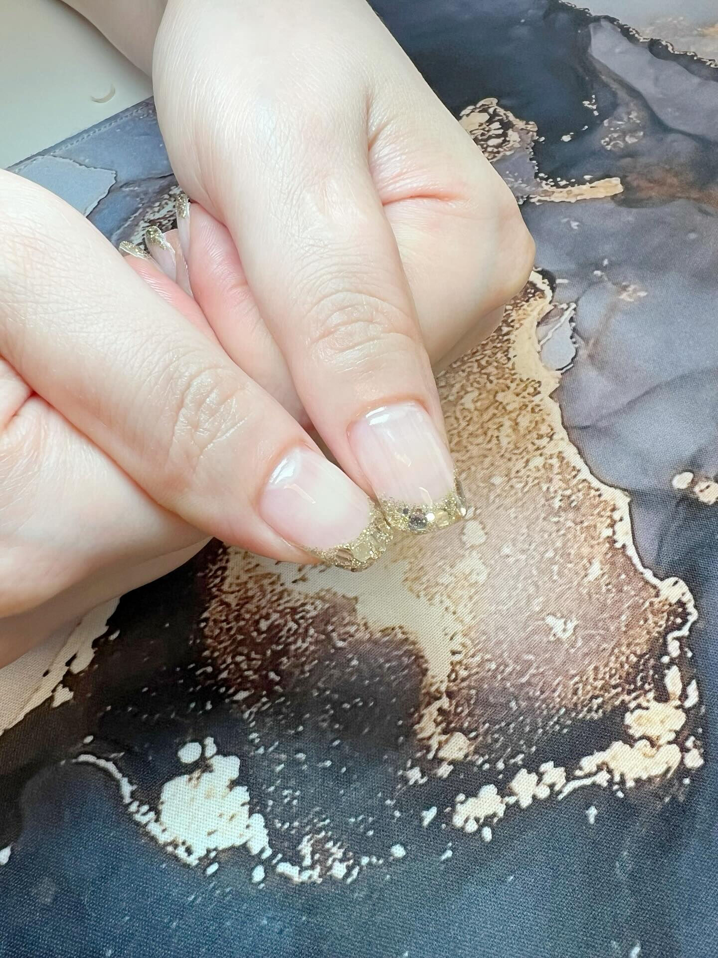 ガラスフレンチさせていただきました💅