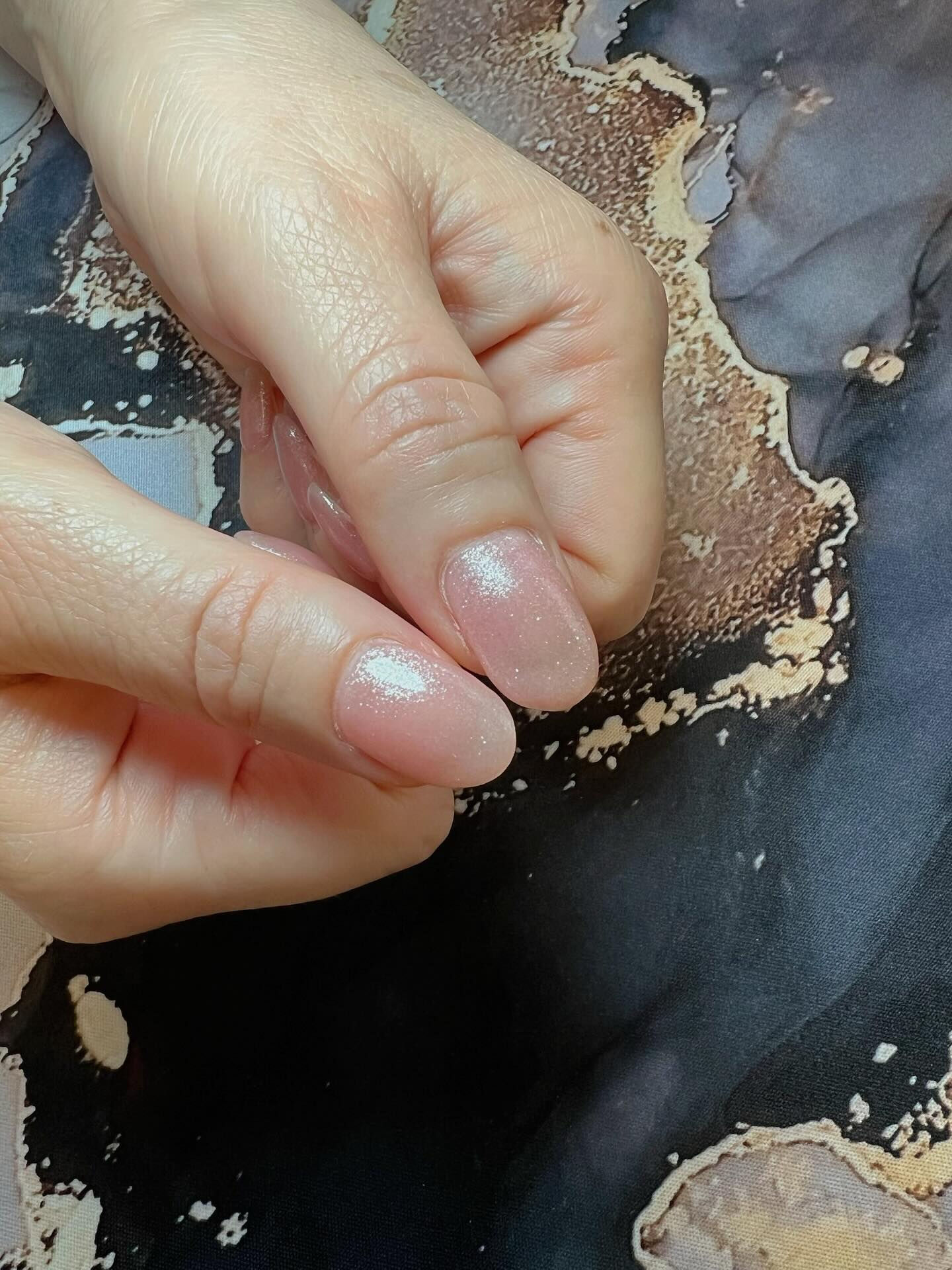 シンプルラメワンカラーさせていただきました💅