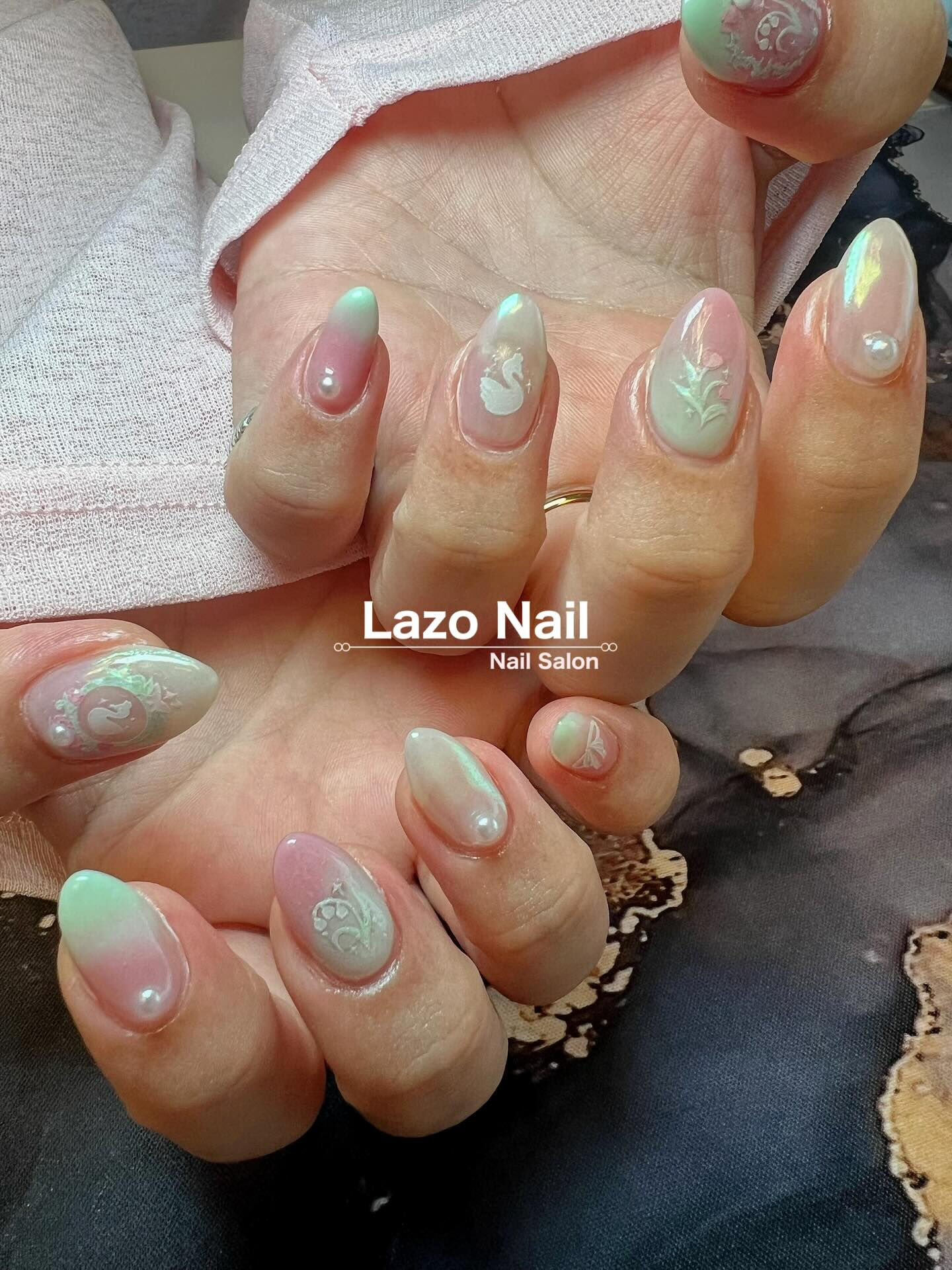 持ち込みデザインネイルさせていただきました💅