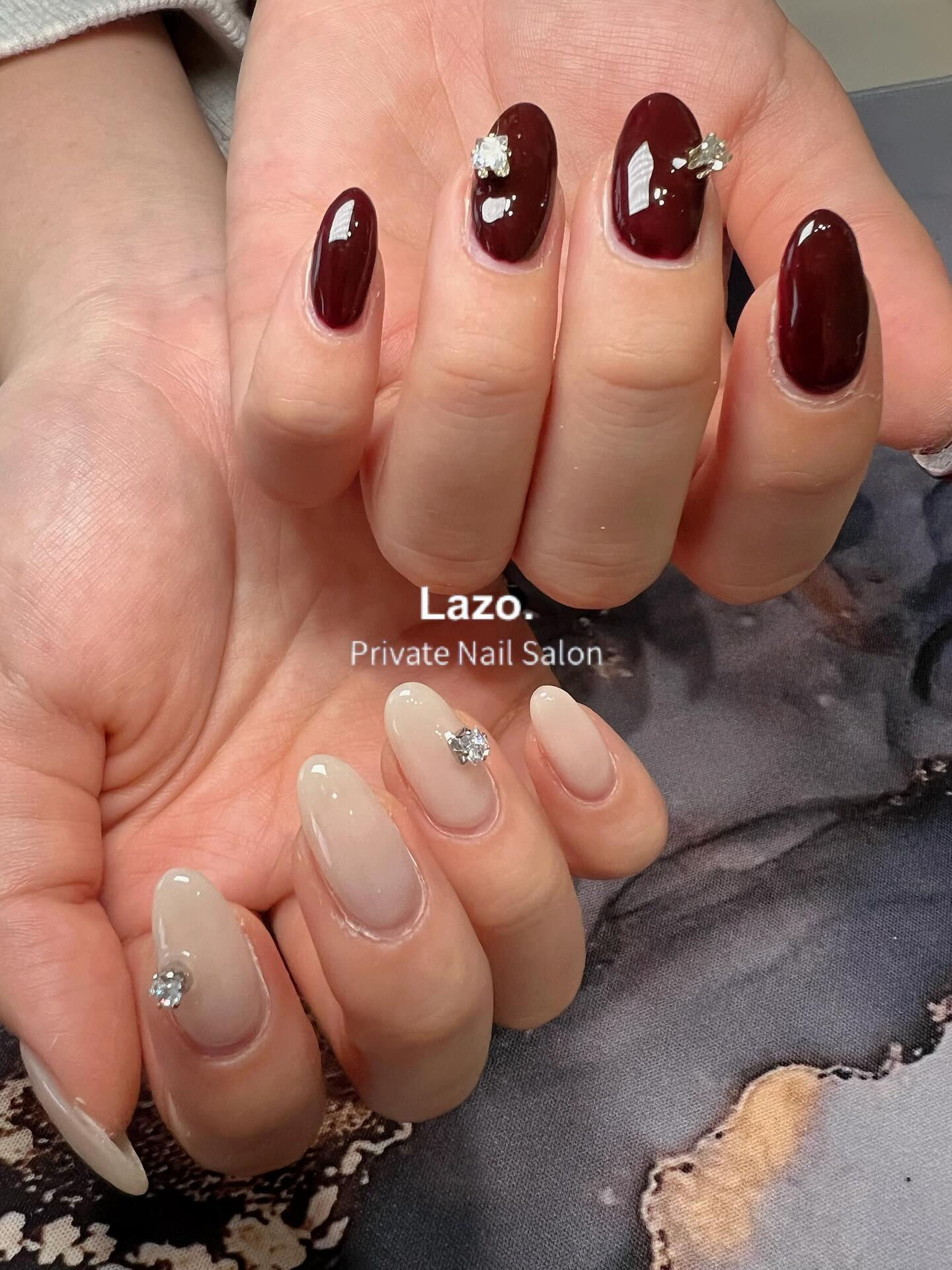 アシメネイルさせていただきました💅