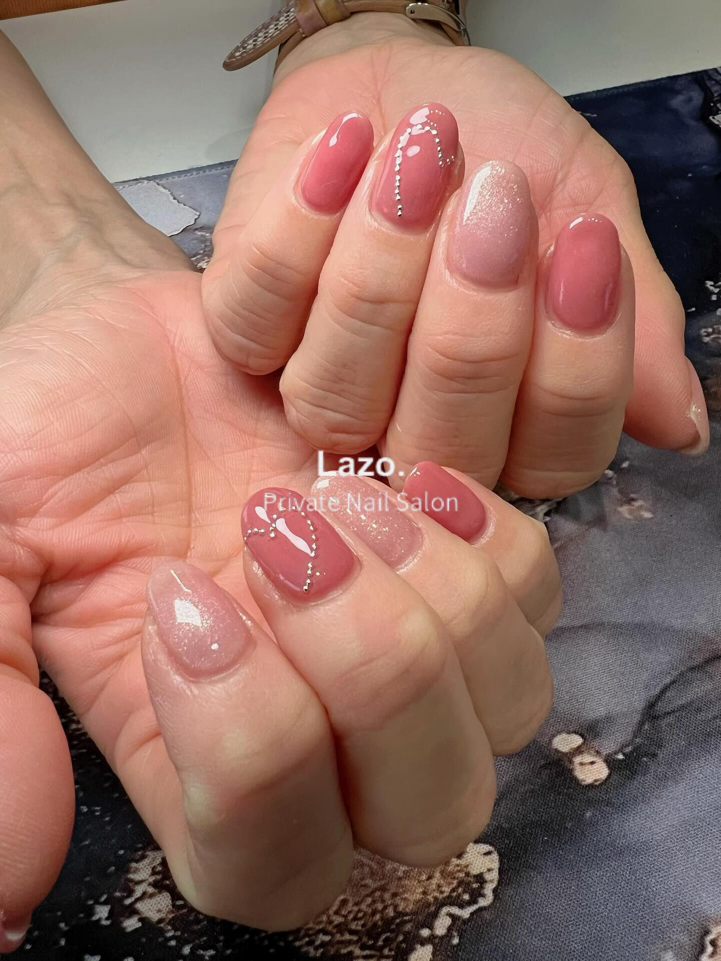 ハートネイルさせていただきました💅