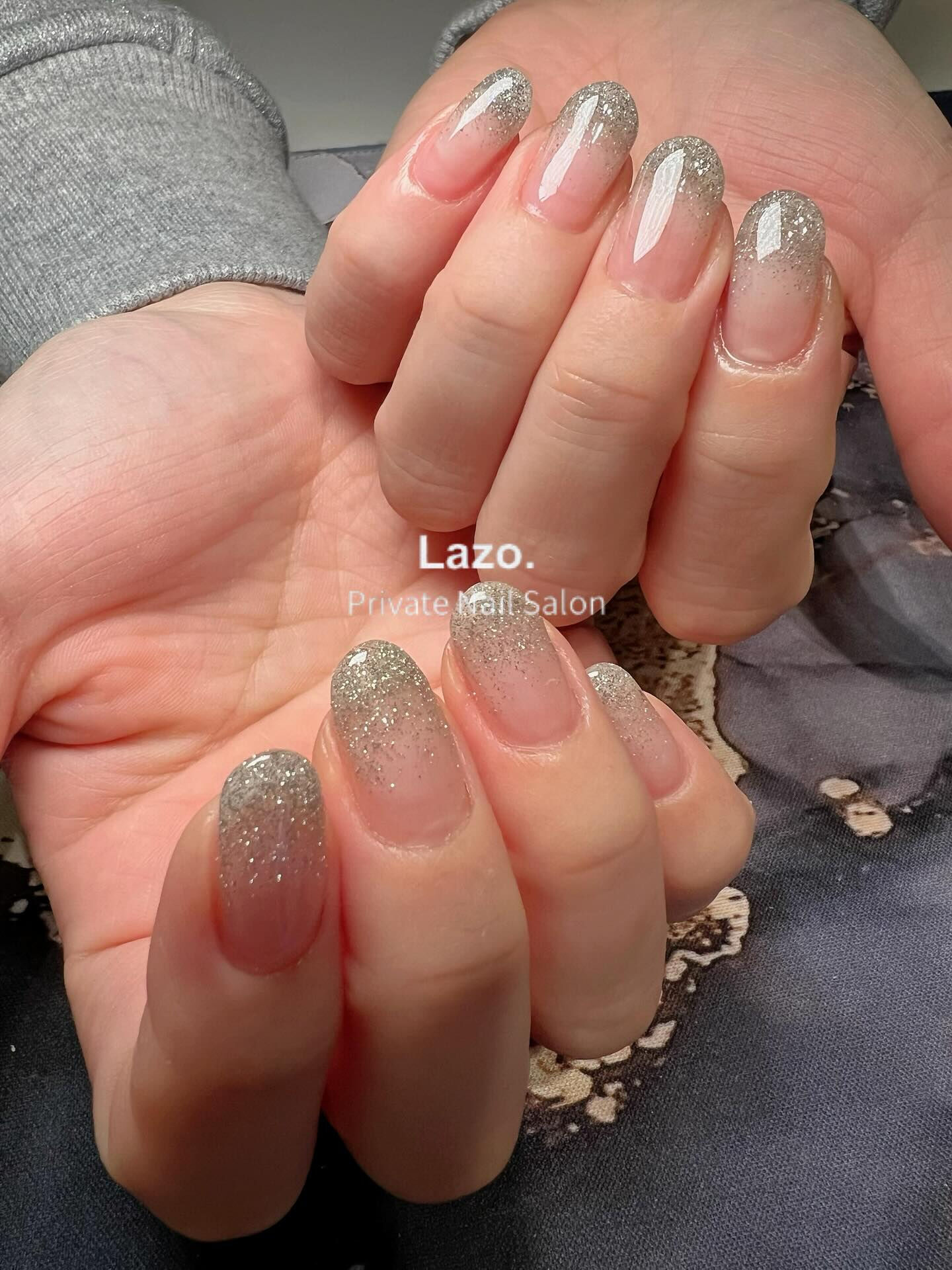 ラメグラさせていただきました💅🏻