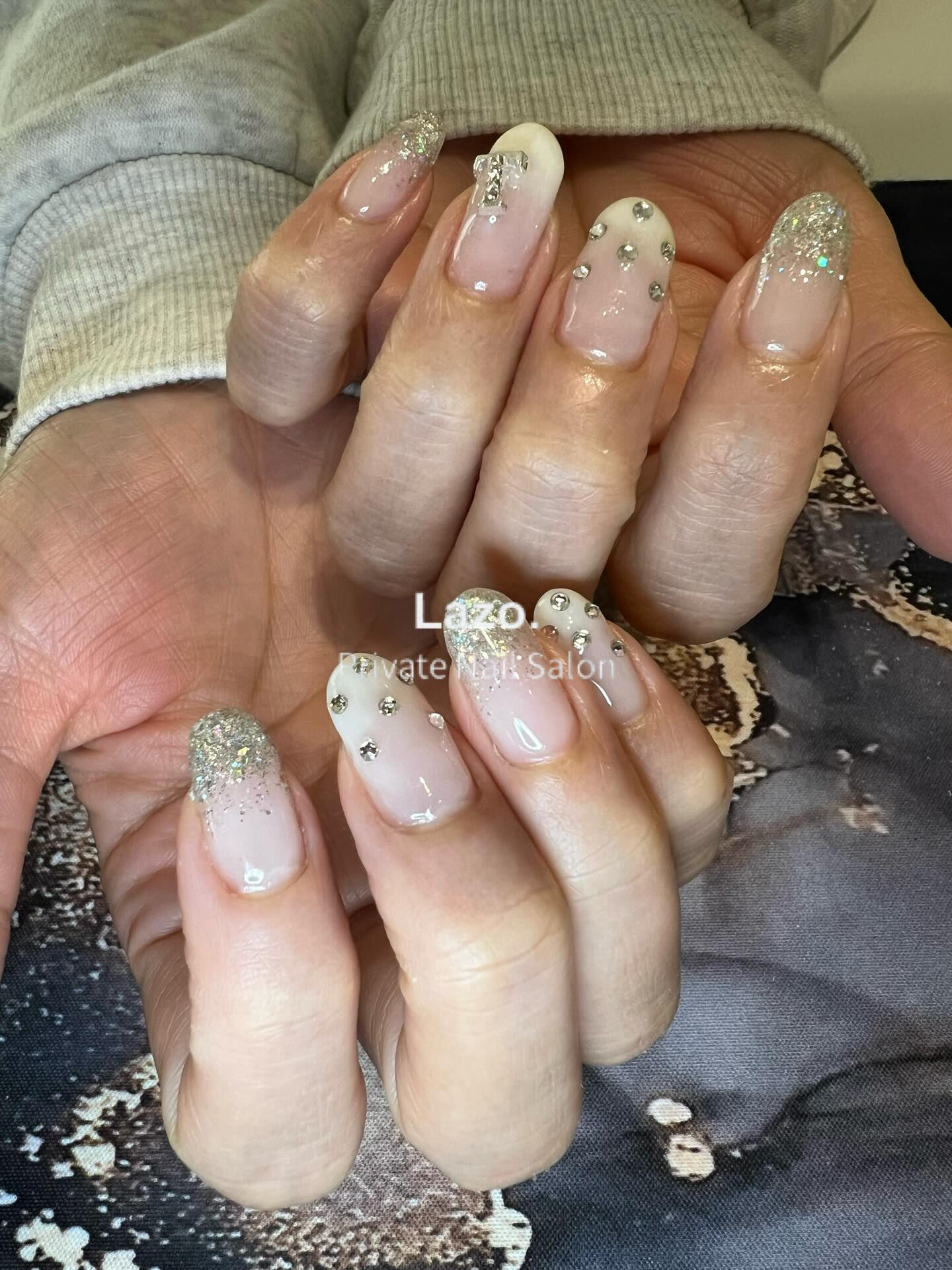 持ち込みデザインネイルさせていただきました💅