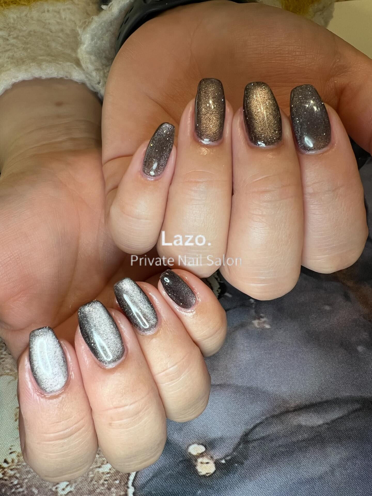 マグネットネイル🧲させていただきました💅