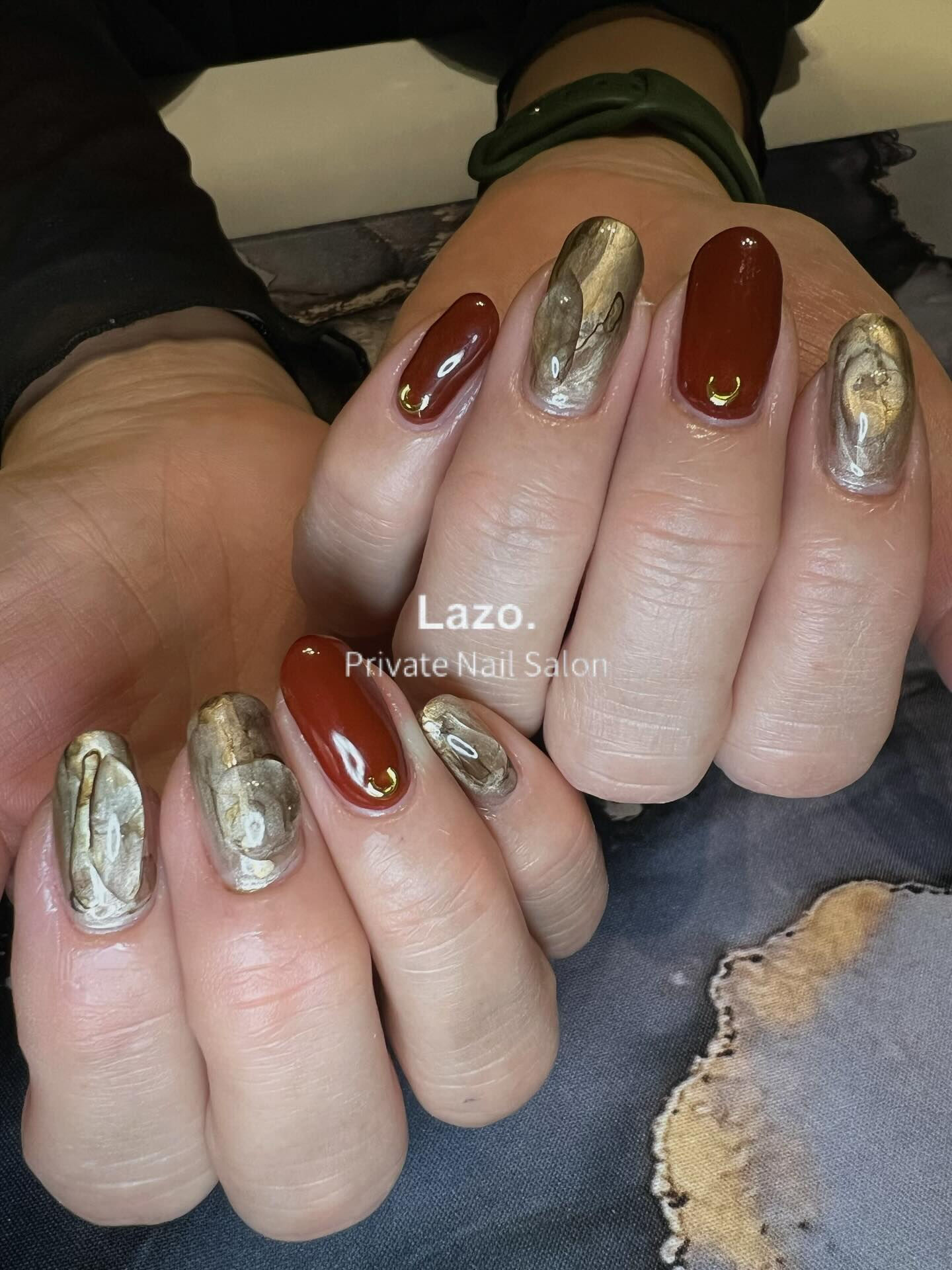 持ち込みデザインでさせていただきました💅