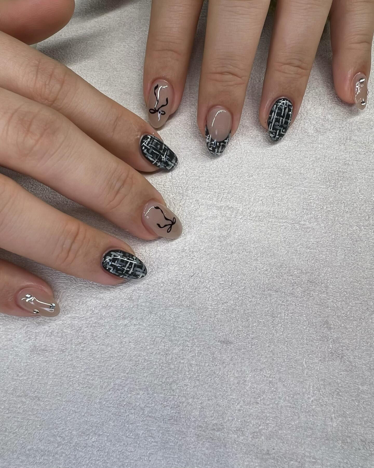 ツイード持ち込みデザインさせていただきました💅