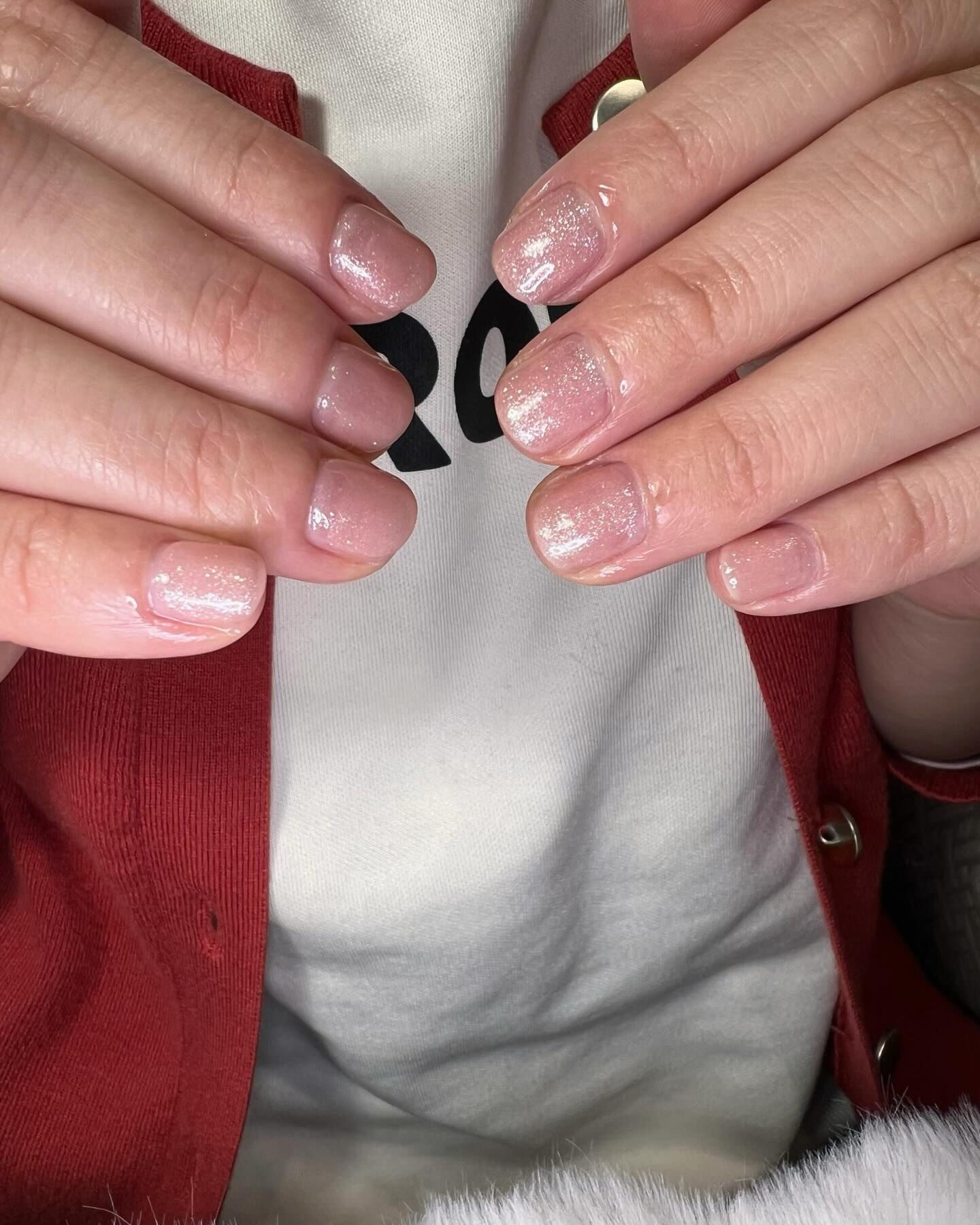 ラメ入りワンカラー💅