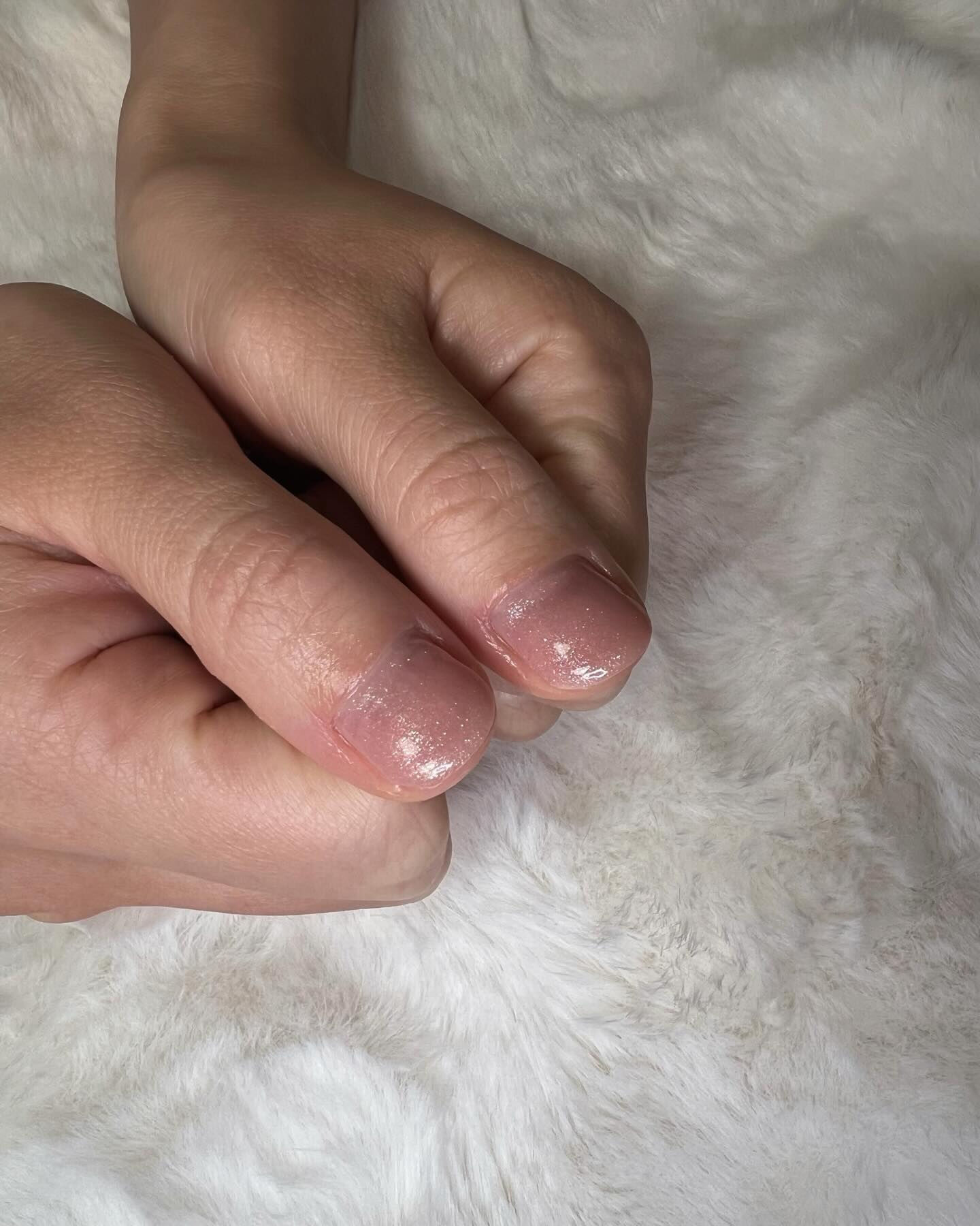 ラメ入りワンカラー💅