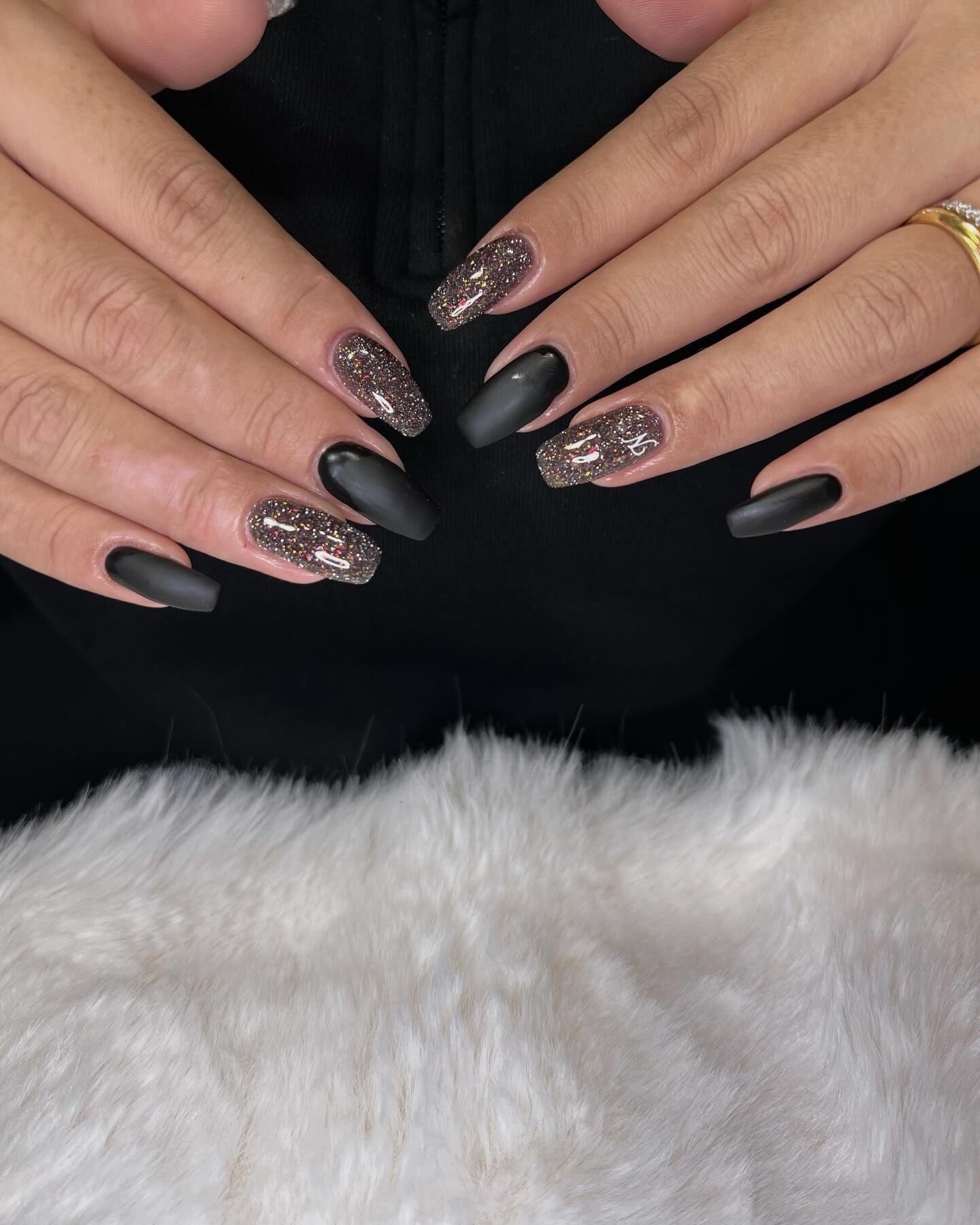 ラメ&ワンカラー💅