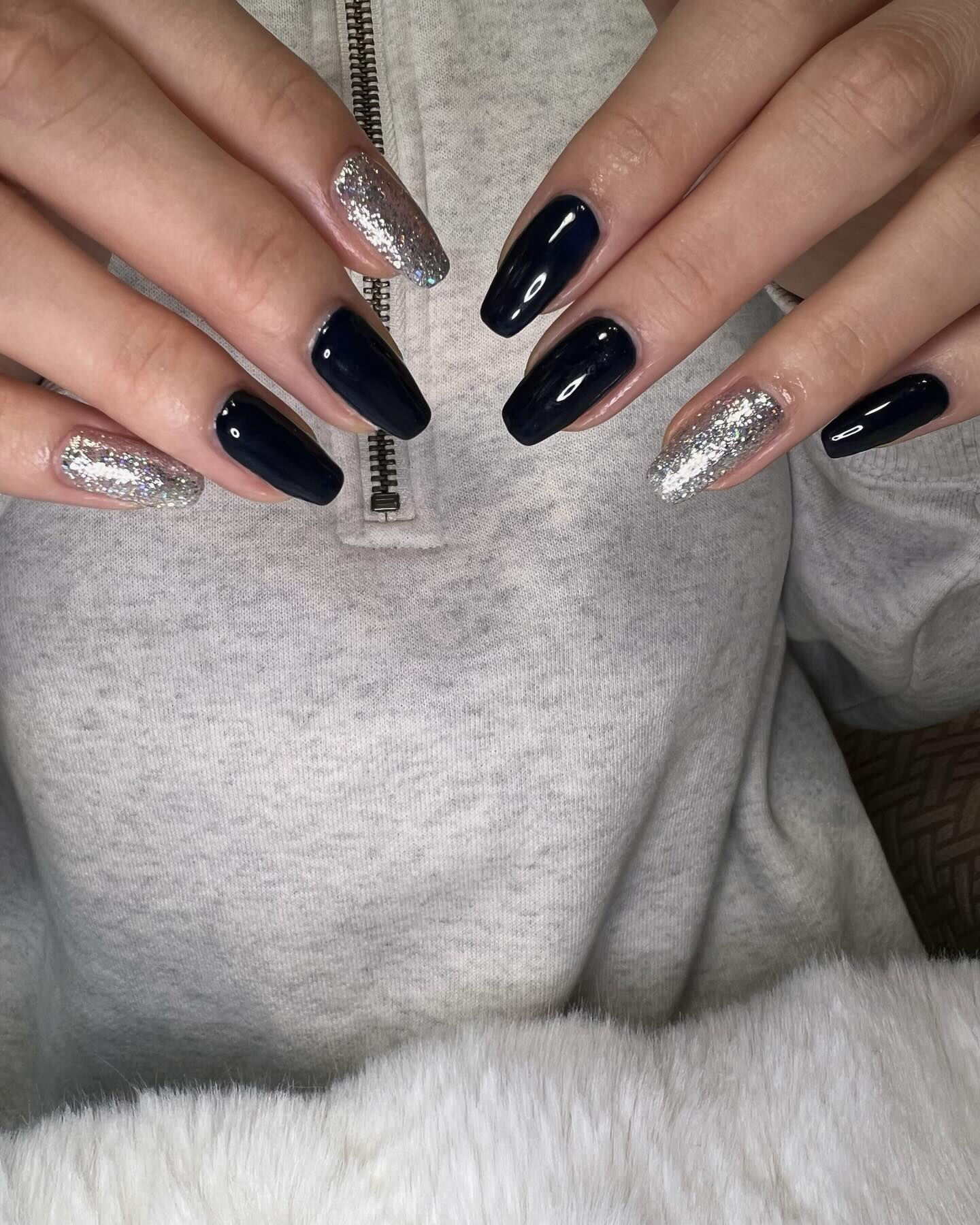 ワンカラー+ラメ💅