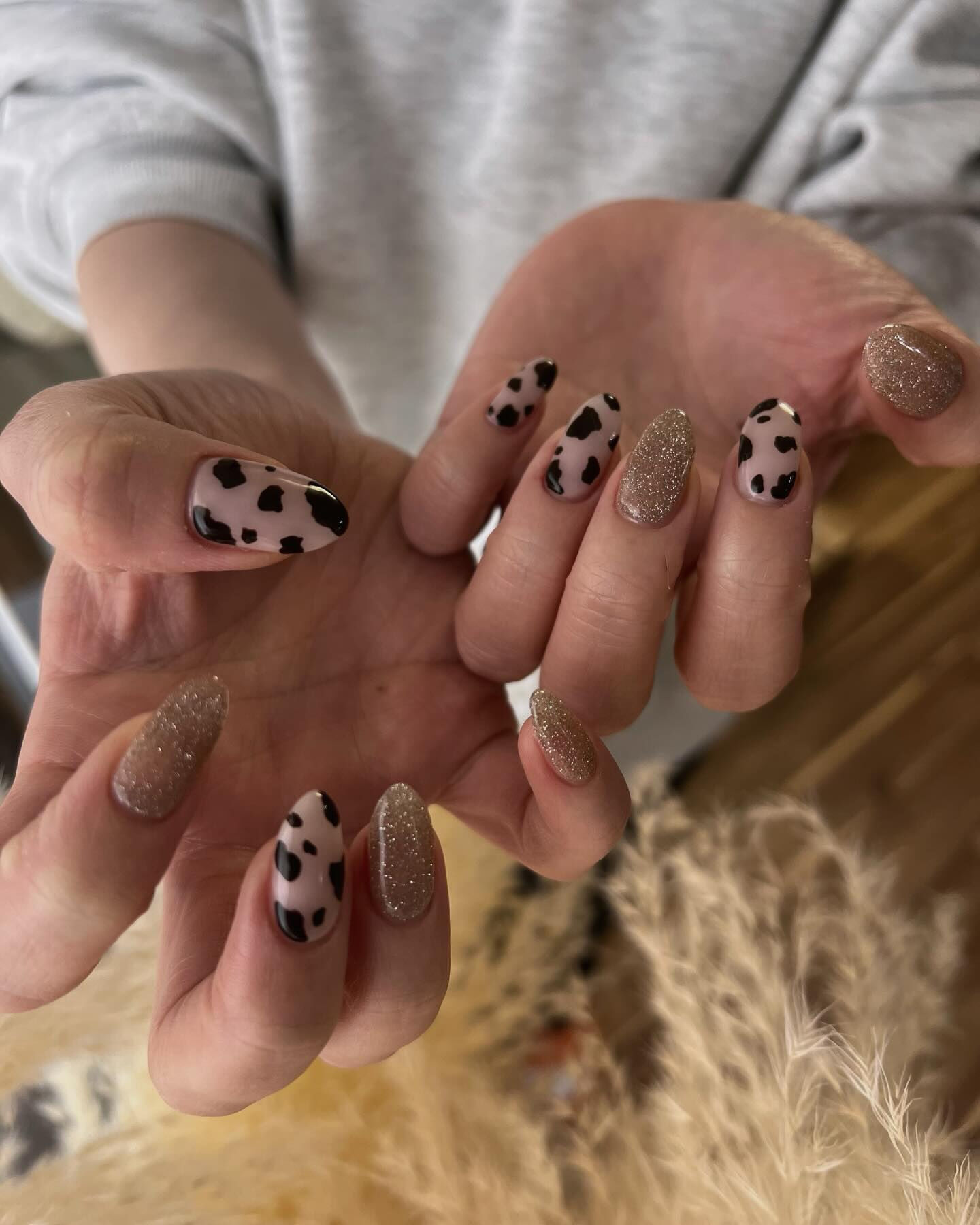 アニマル柄ネイル💅