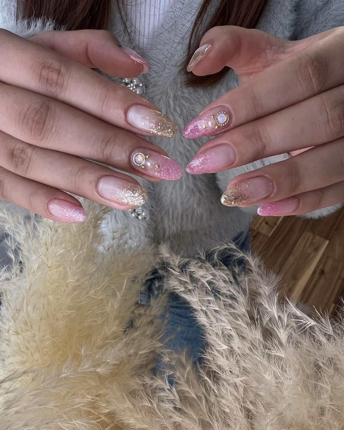 ラメグラアートネイル💅