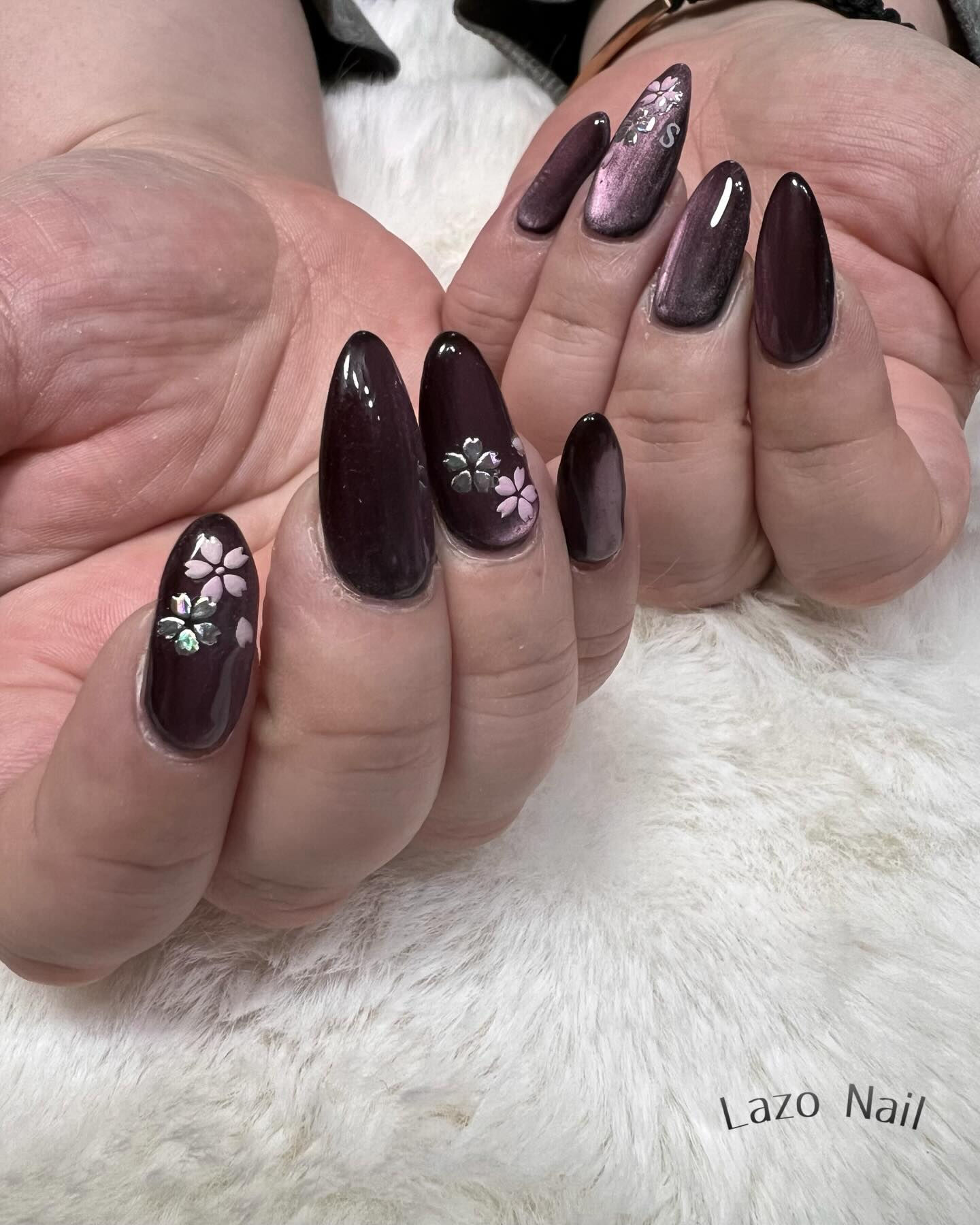 桜ネイル💅持ち込みデザイン