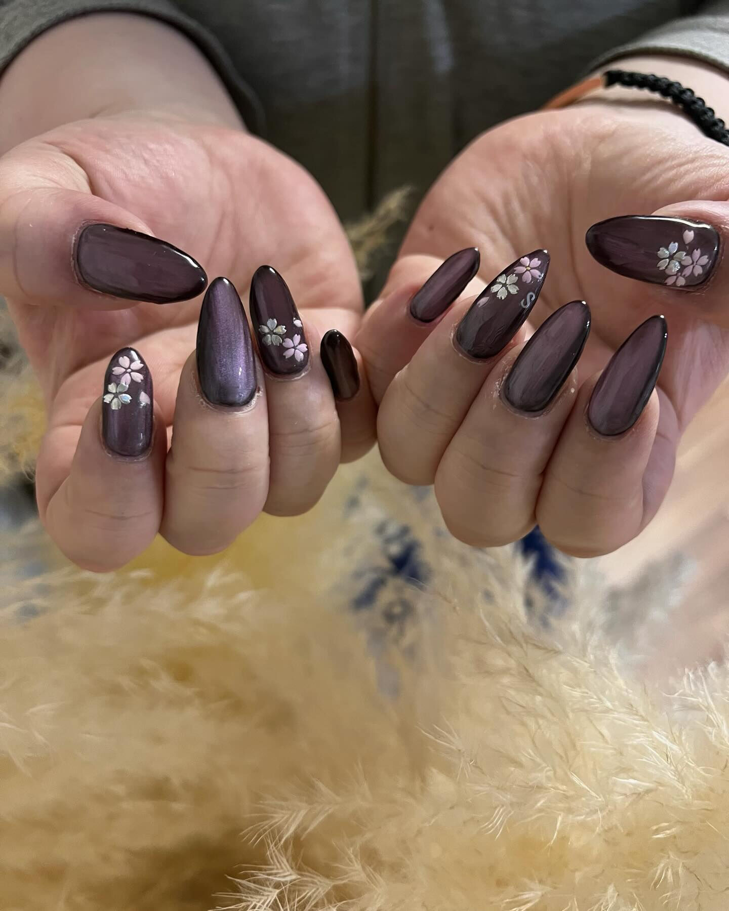 桜ネイル💅持ち込みデザイン