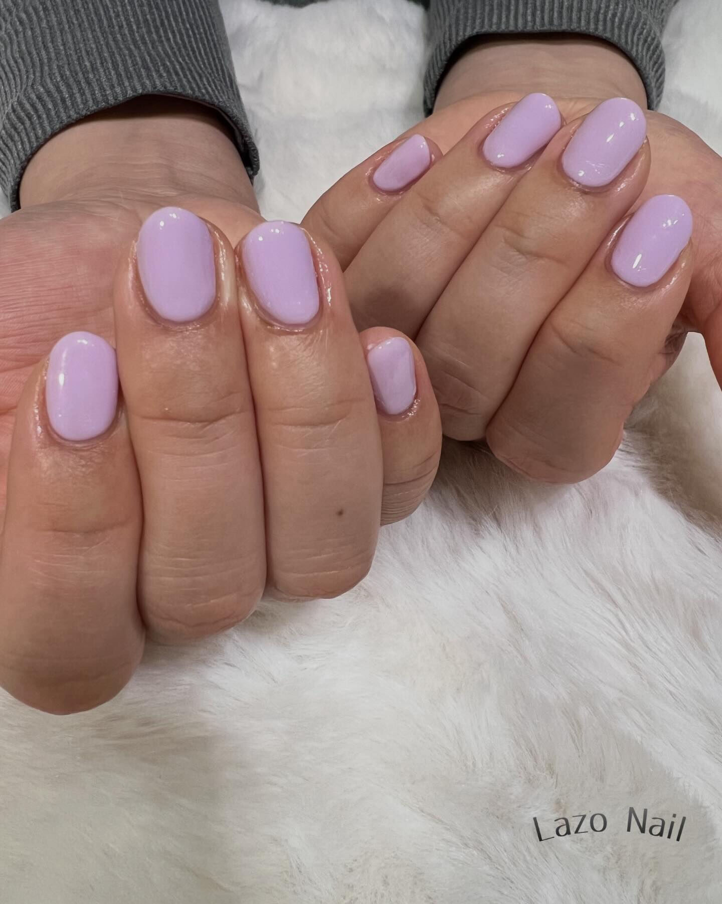 シンプルワンカラーネイル💅