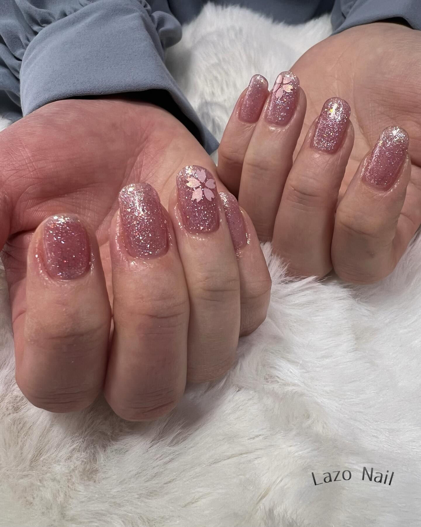 桜ネイル💅