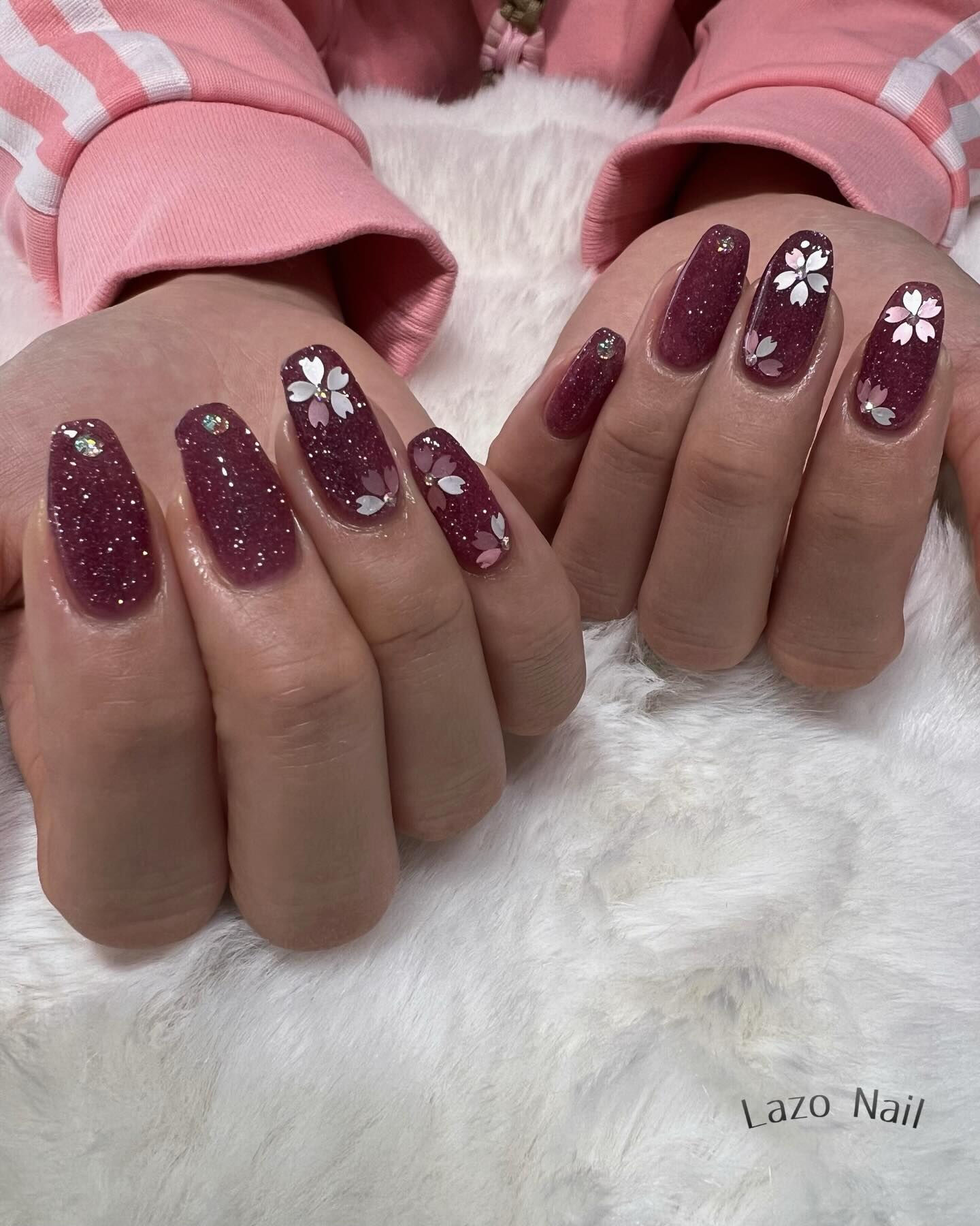 桜ネイル💅