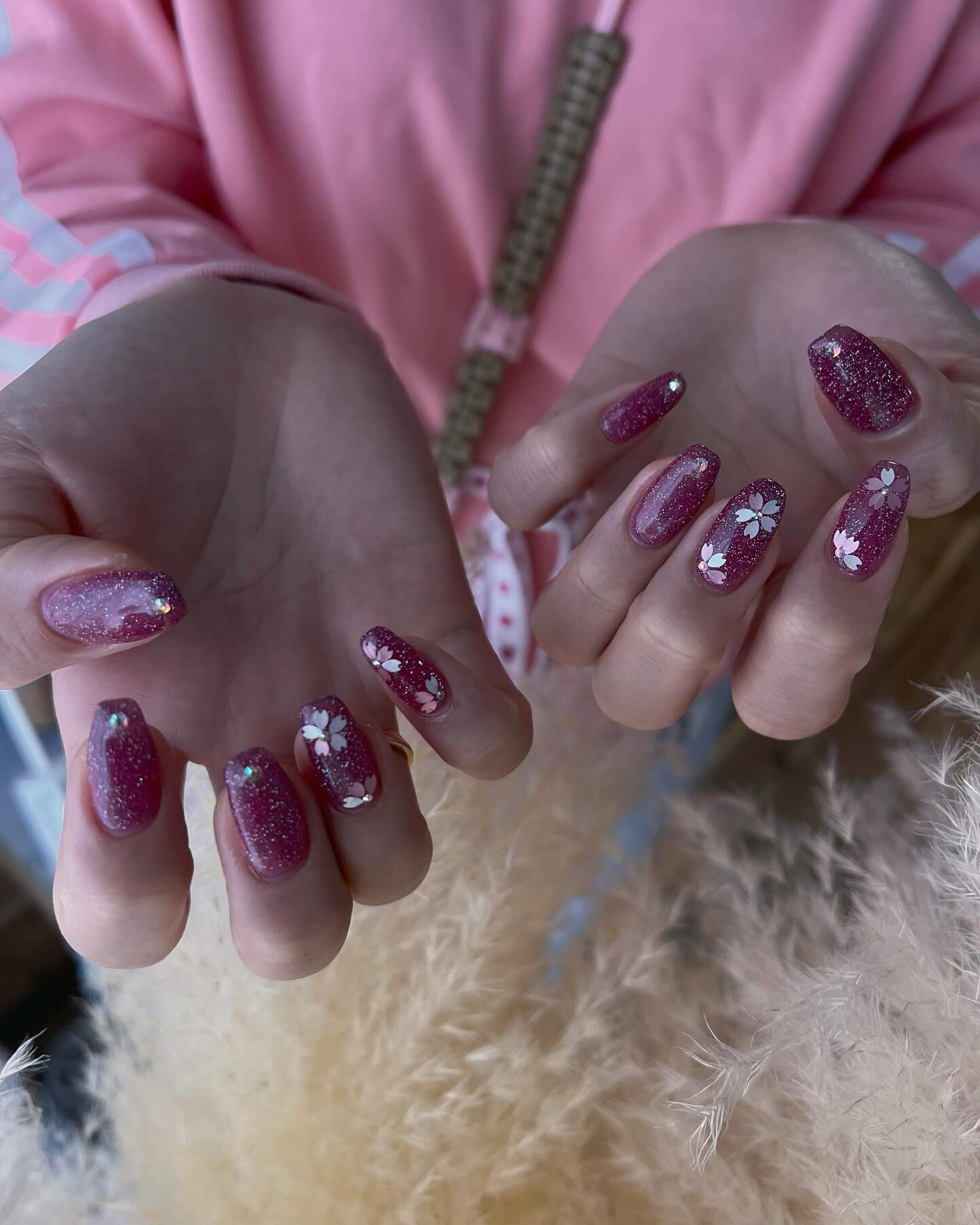 桜ネイル💅