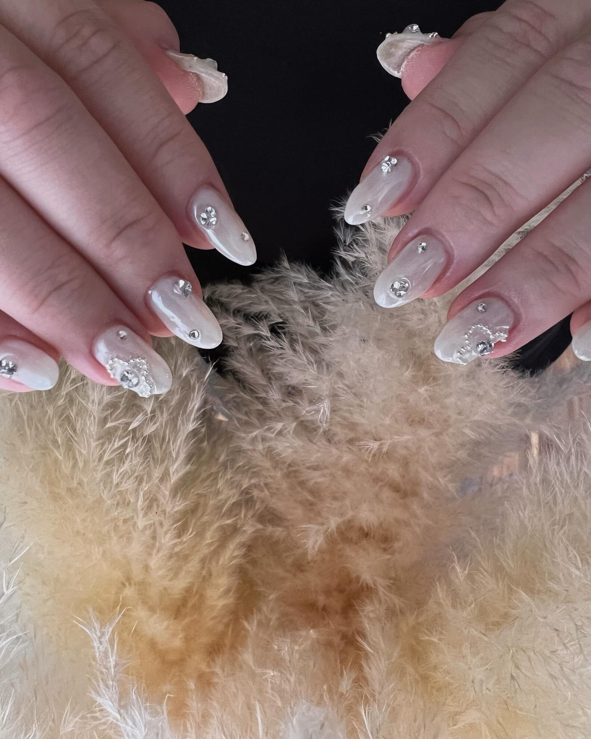 ワンカラー&オーロラネイル💅