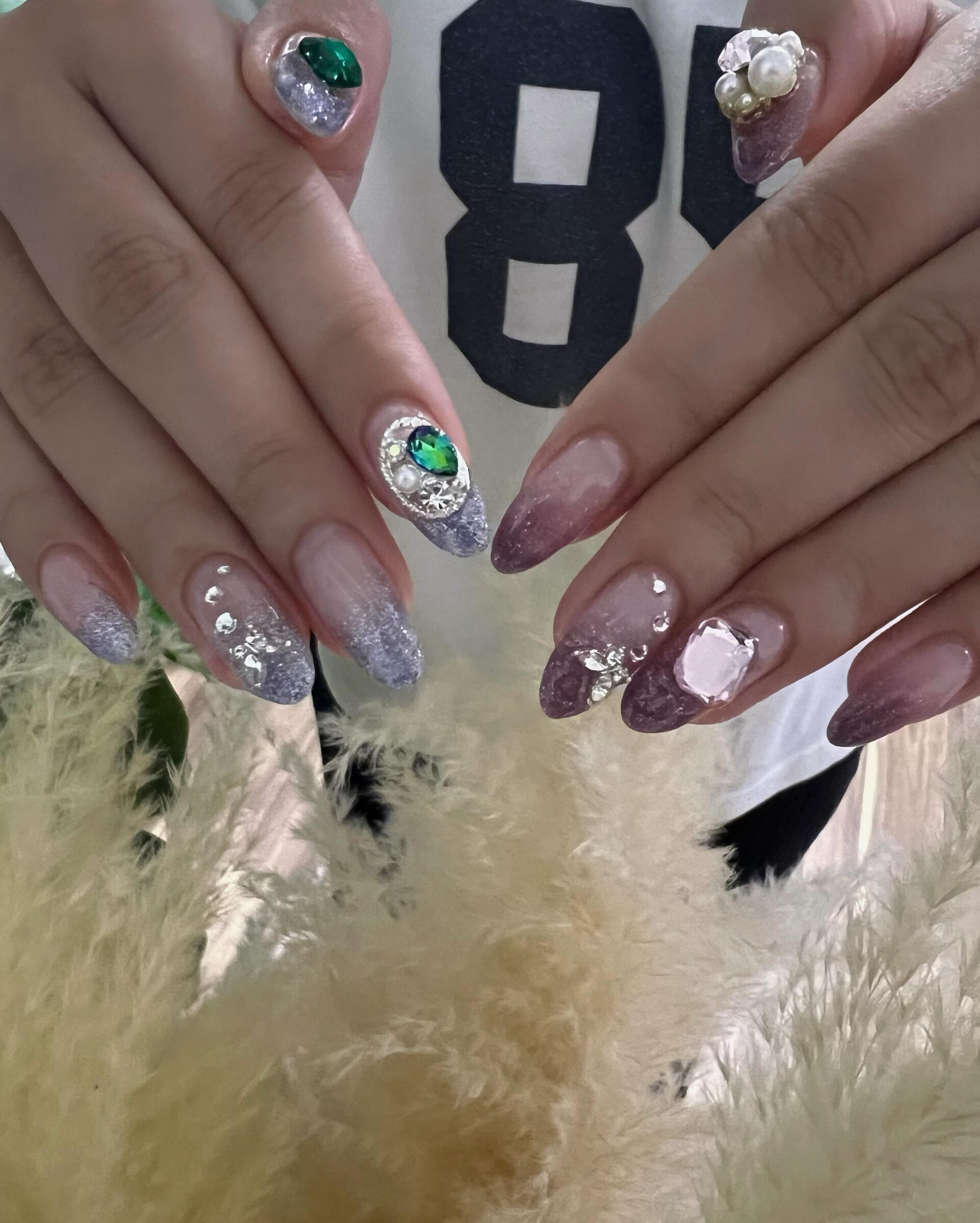 ラメグラアートネイル💅