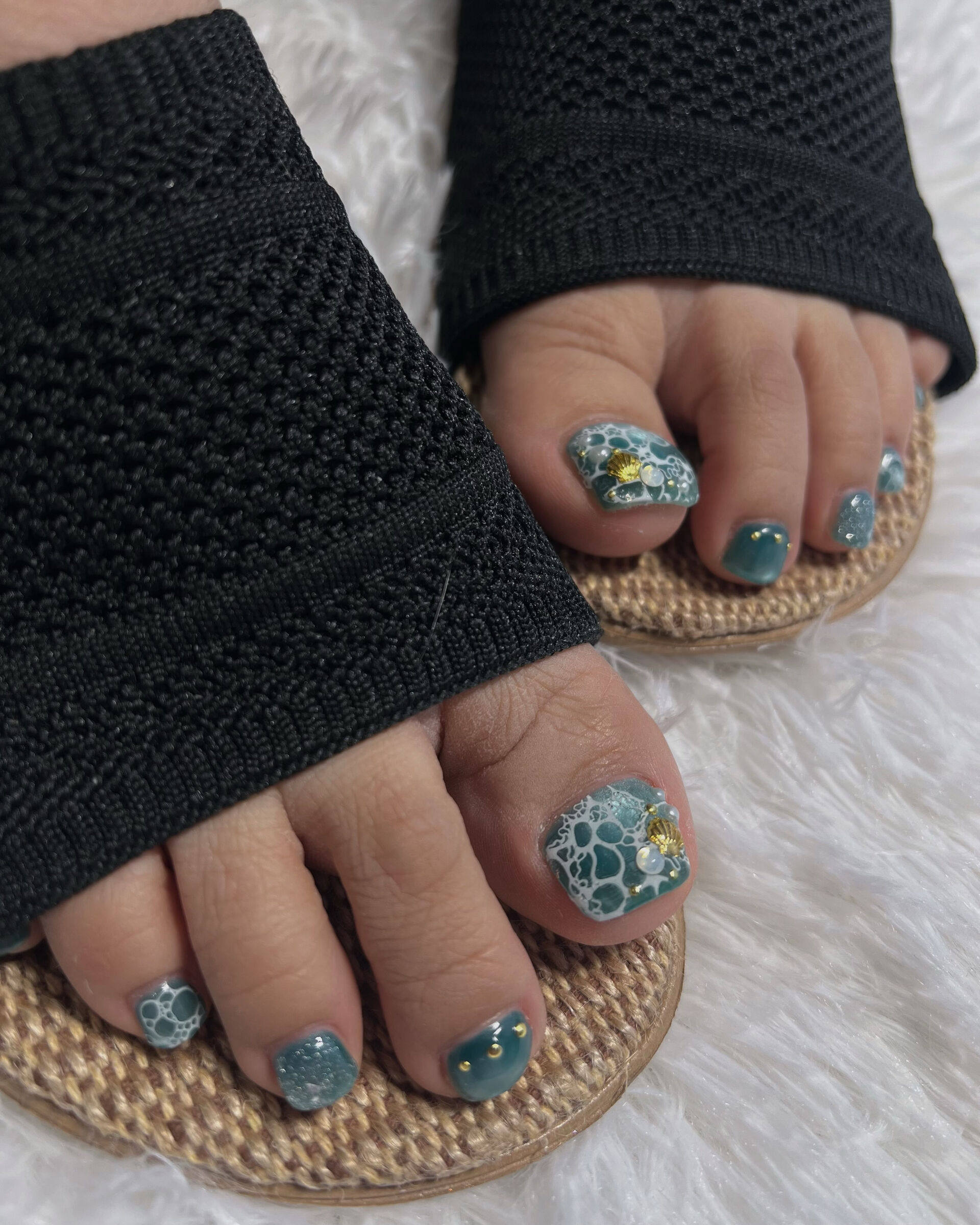 🌊足元に、小さな海を閉じ込めて🐚✨