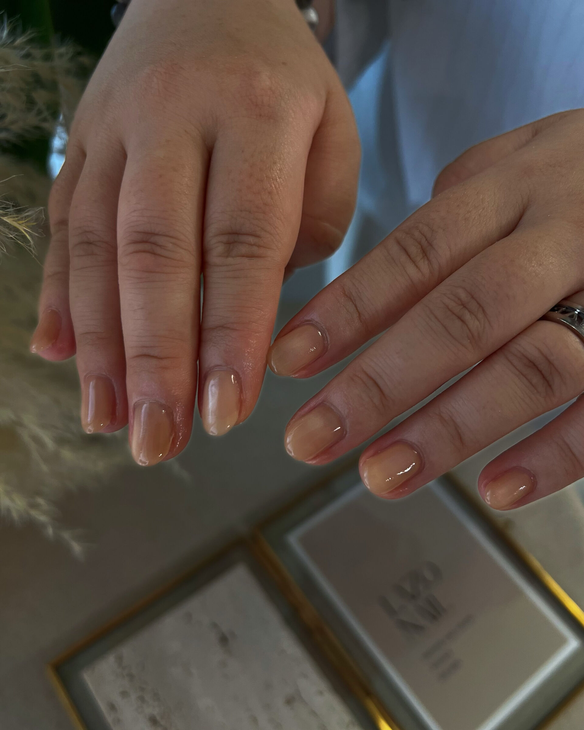 🤎 beige magnet nail 🤎
