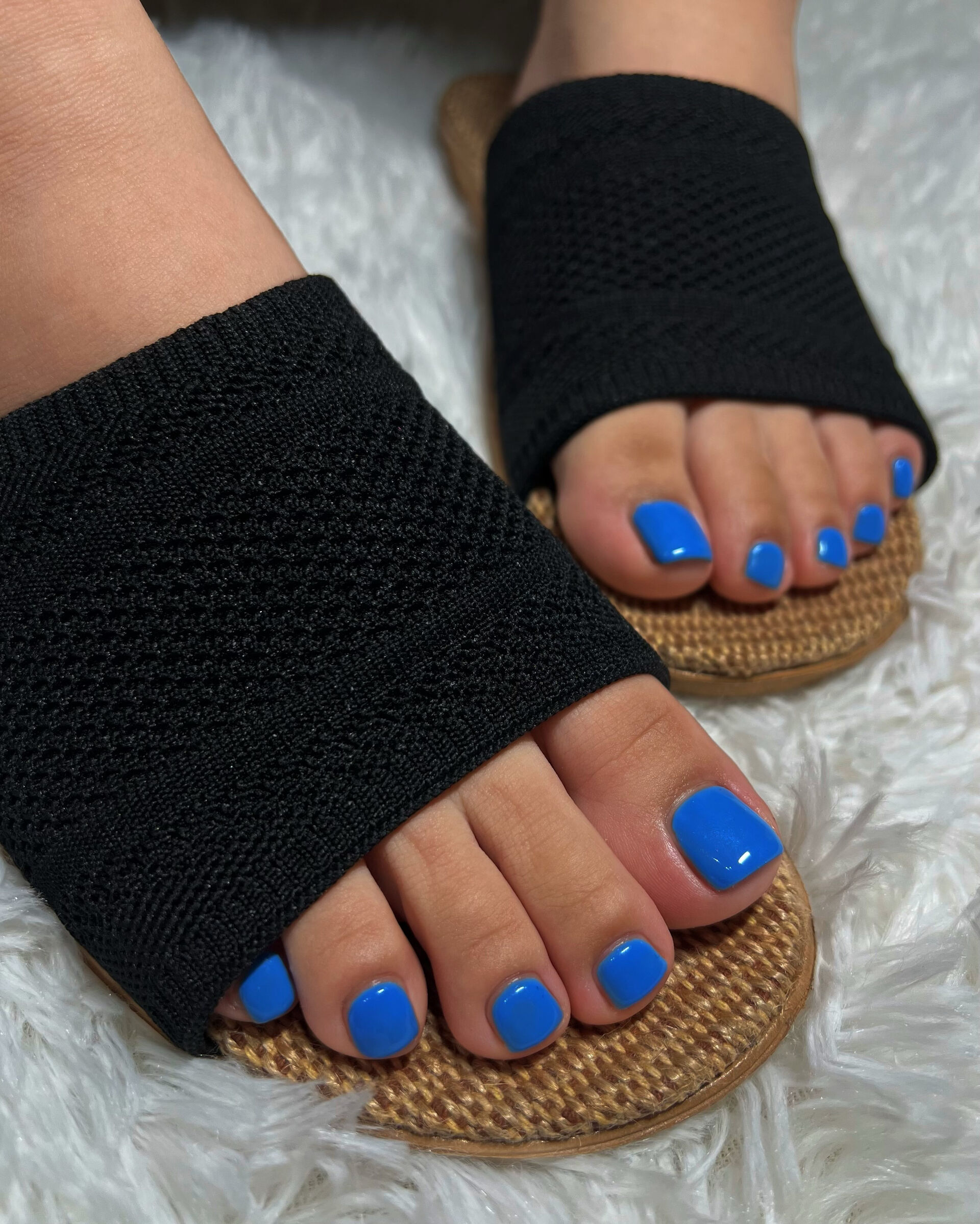 💙 Blue foot nail 💙